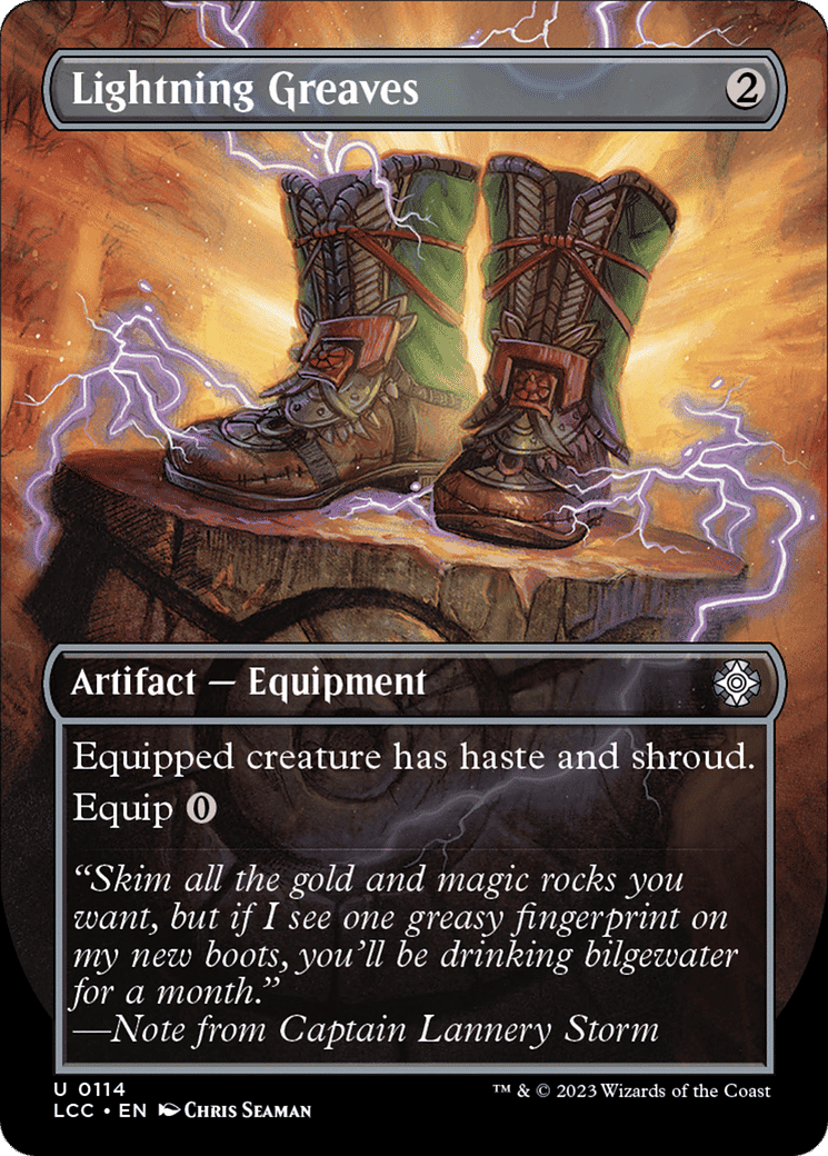 Lightning Greaves — The Lost Caverns of Ixalan Commander — Magic: The Gathering