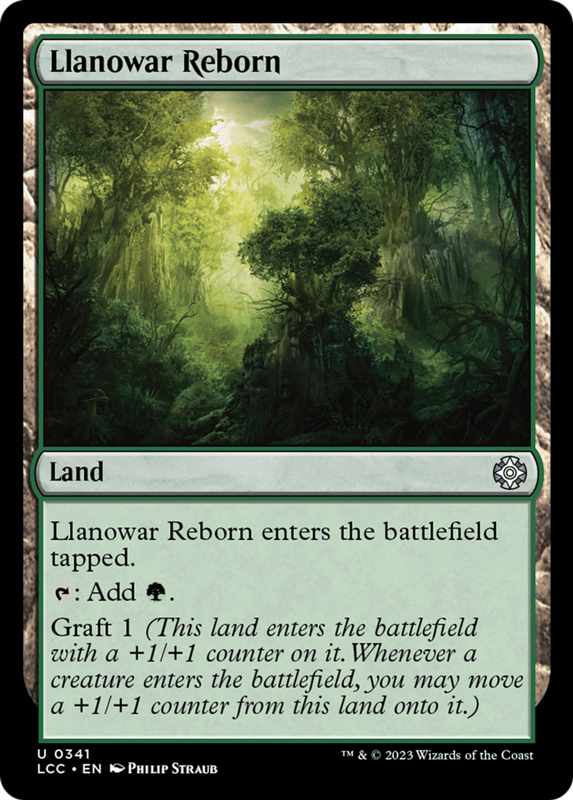 Llanowar Reborn — The Lost Caverns of Ixalan Commander — Magic: The Gathering