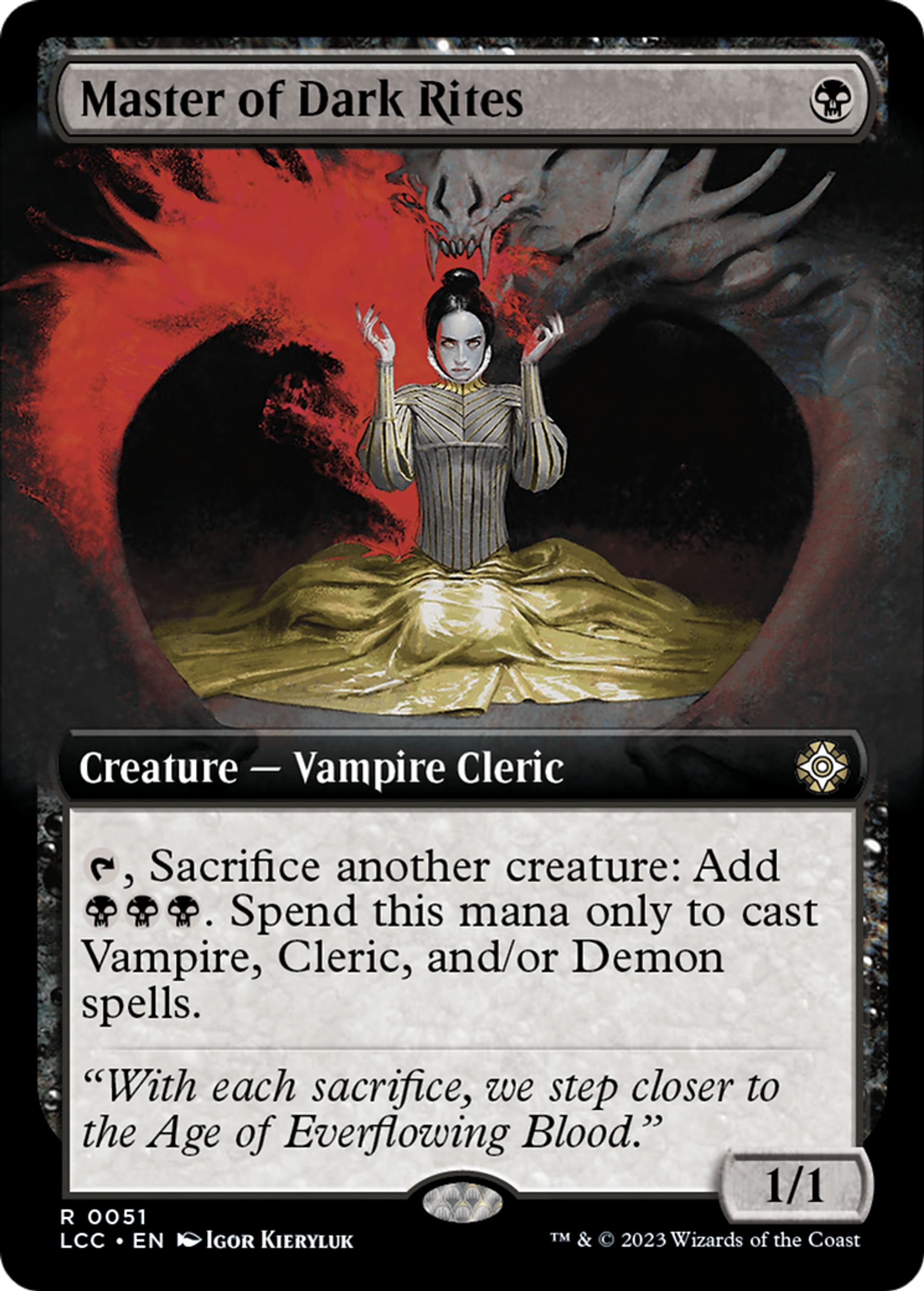Master of Dark Rites — The Lost Caverns of Ixalan Commander — Magic: The Gathering