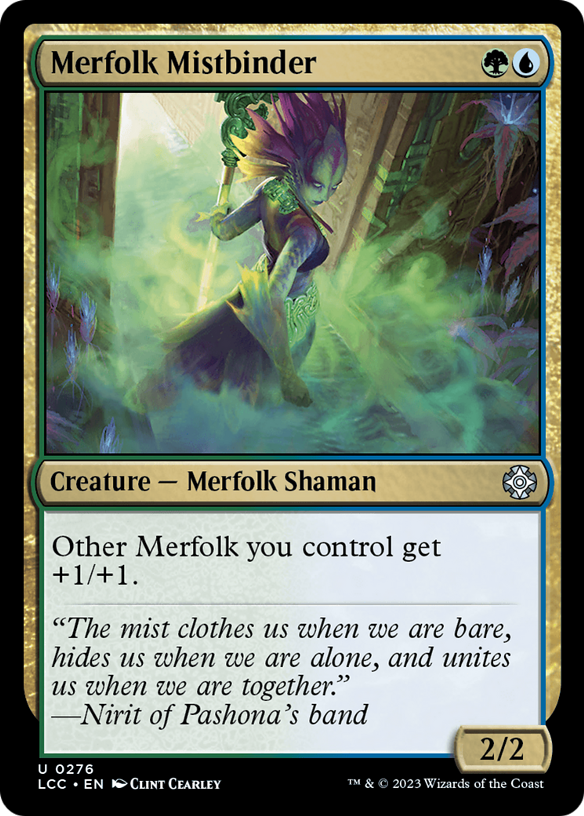 Merfolk Mistbinder — The Lost Caverns of Ixalan Commander — Magic: The Gathering