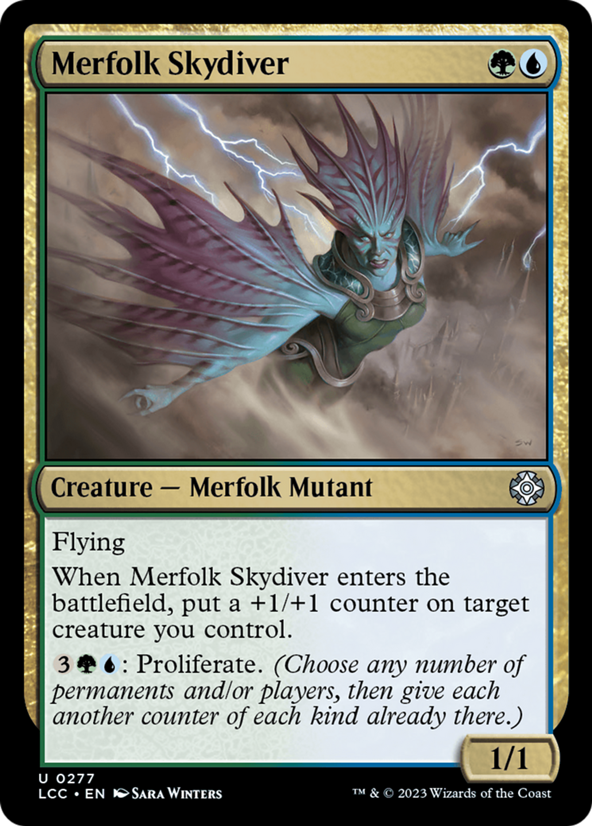 Merfolk Skydiver — The Lost Caverns of Ixalan Commander — Magic: The Gathering