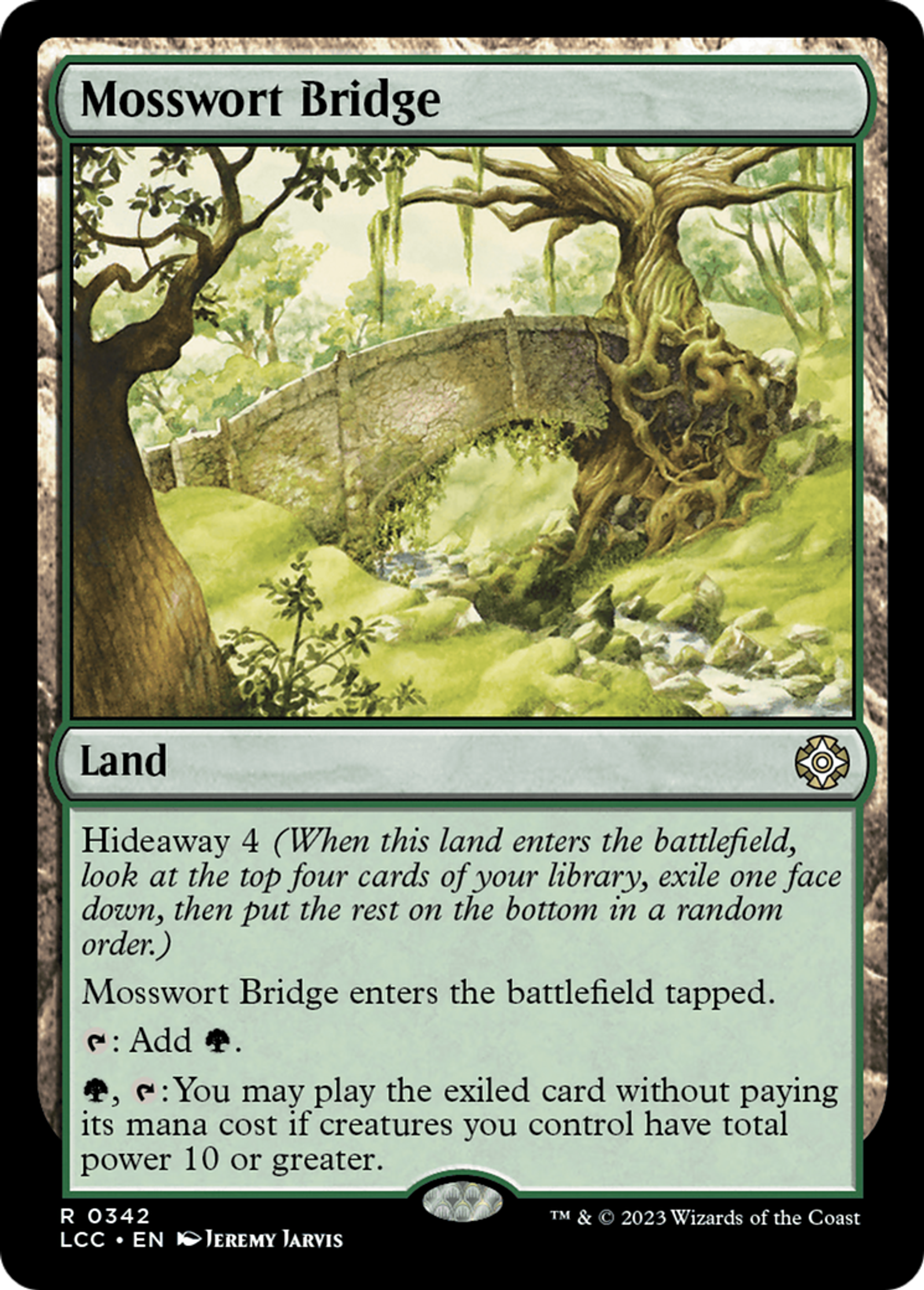 Mosswort Bridge — The Lost Caverns of Ixalan Commander — Magic: The Gathering