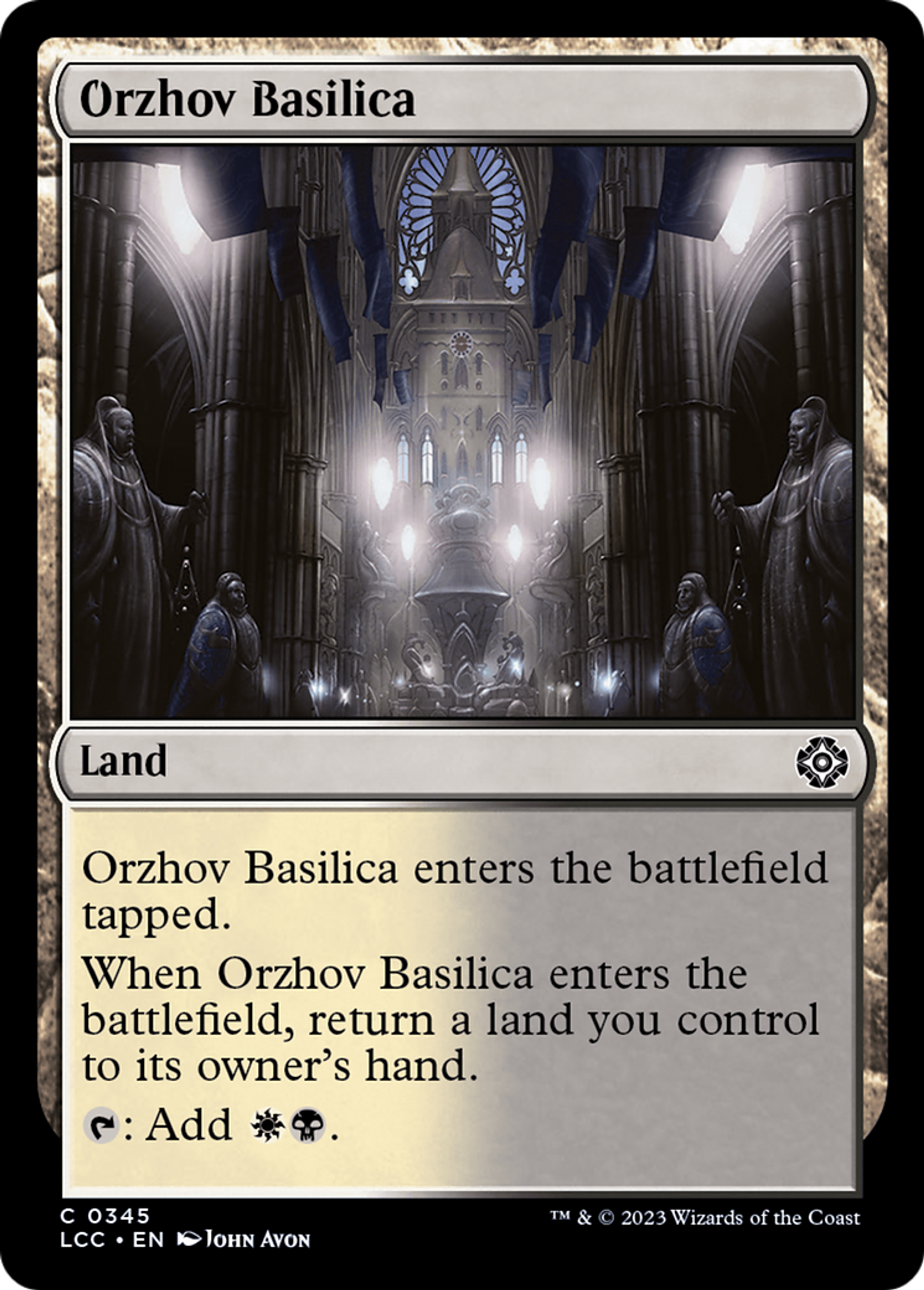 Orzhov Basilica — The Lost Caverns of Ixalan Commander — Magic: The Gathering