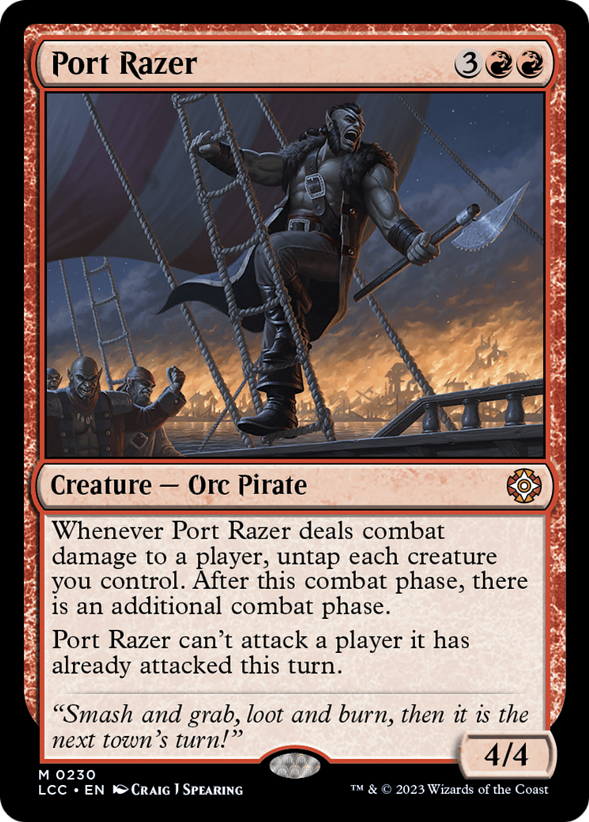 Port Razer — The Lost Caverns of Ixalan Commander — Magic: The Gathering