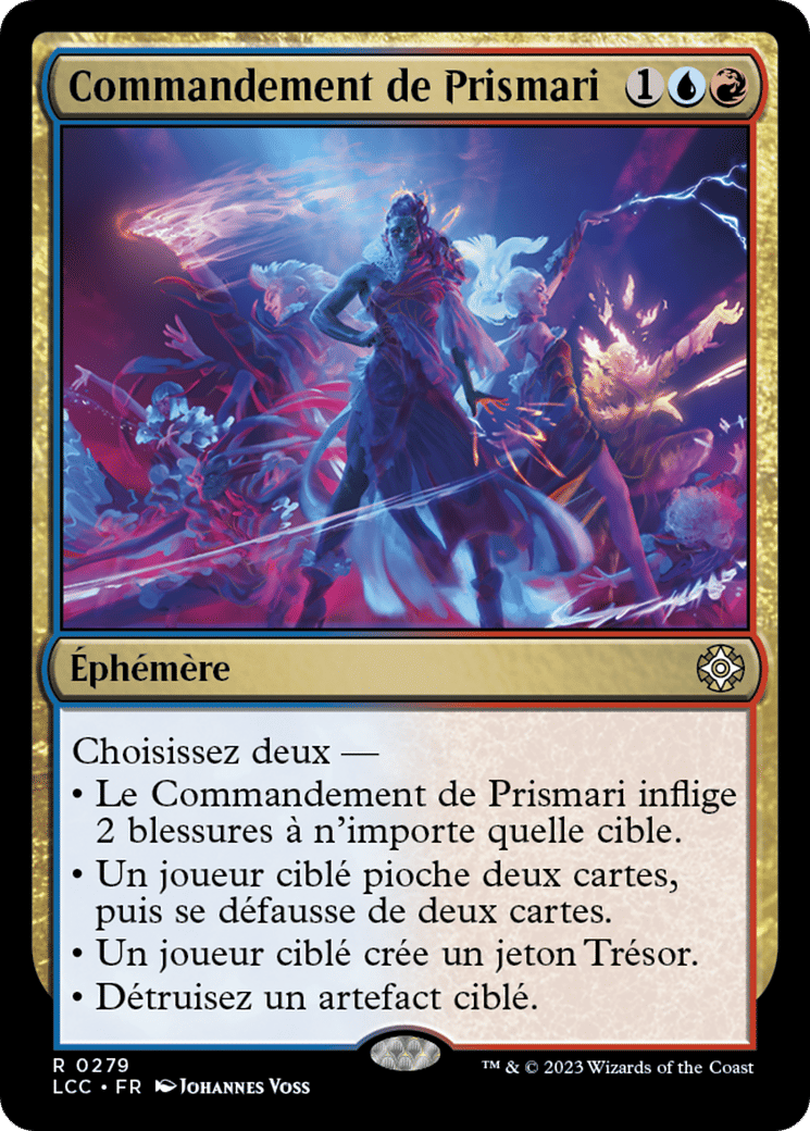 Commandement de Prismari — The Lost Caverns of Ixalan Commander — Magic: The Gathering