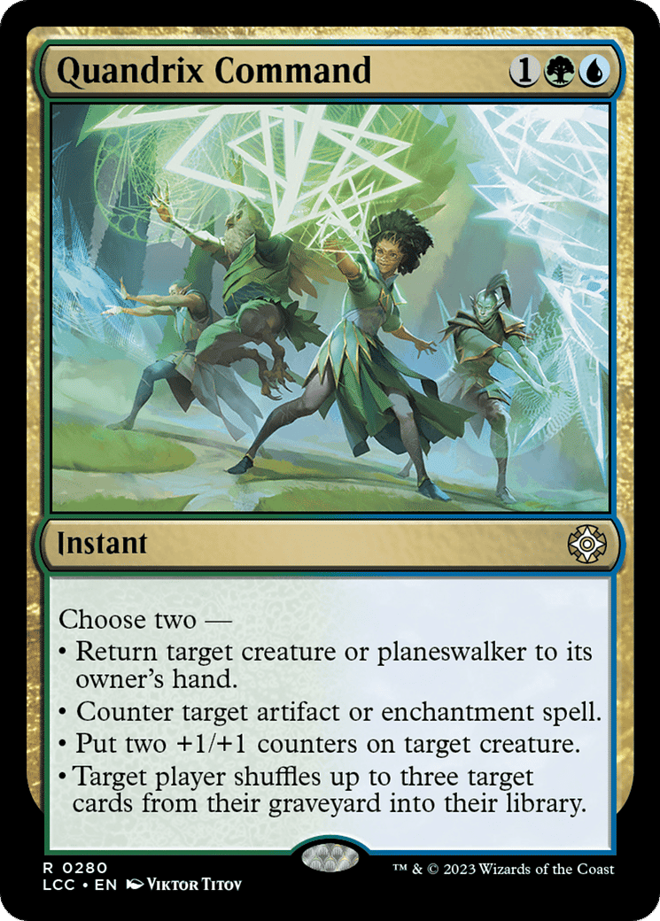 Quandrix Command from The Lost Caverns of Ixalan Commander - Magic: The Gathering