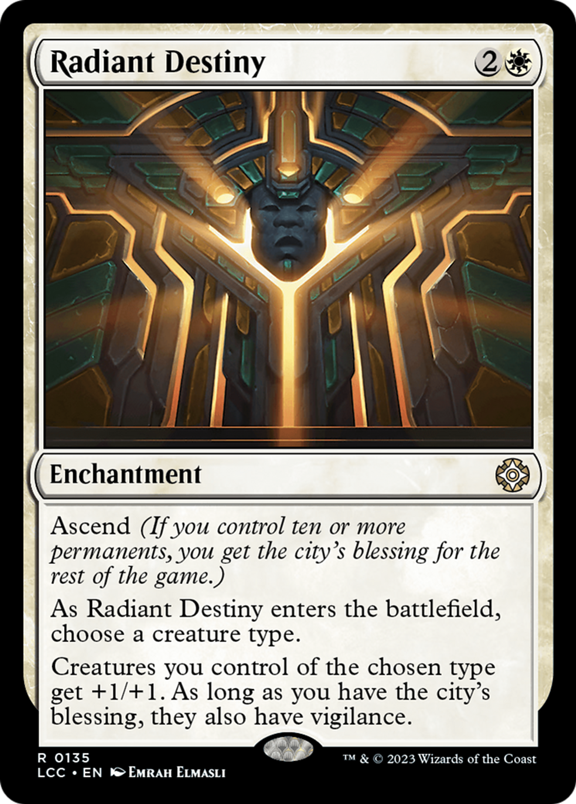 Destinée radieuse — The Lost Caverns of Ixalan Commander — Magic: The Gathering
