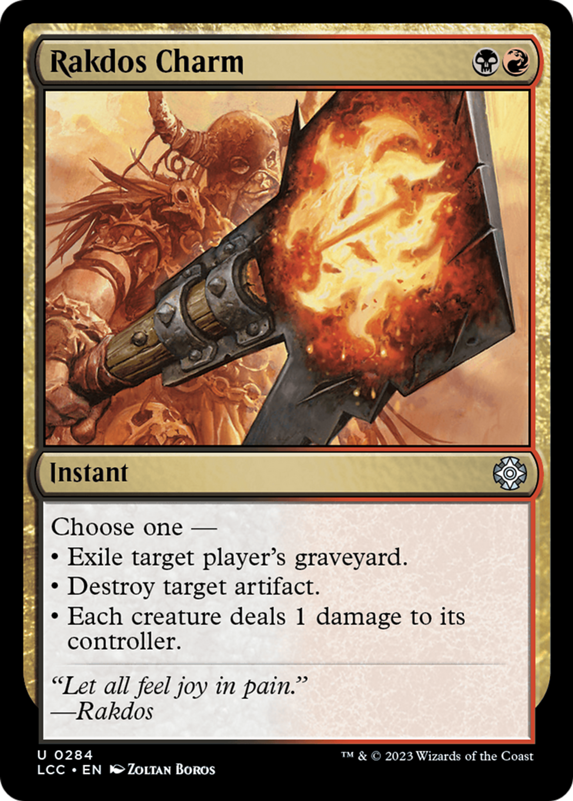 Rakdos Charm — The Lost Caverns of Ixalan Commander — Magic: The Gathering