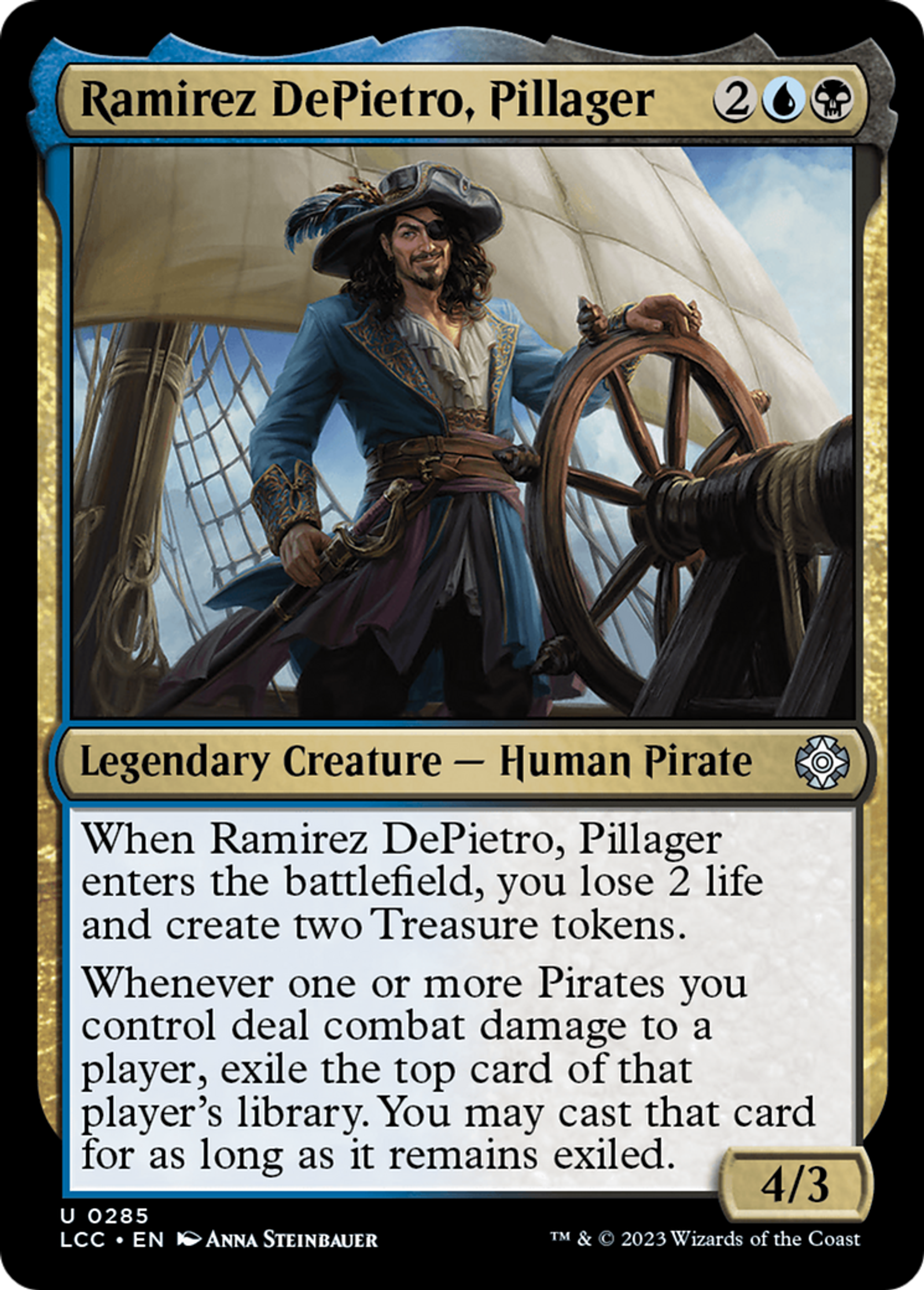Ramirez DePietro, Pillager — The Lost Caverns of Ixalan Commander — Magic: The Gathering