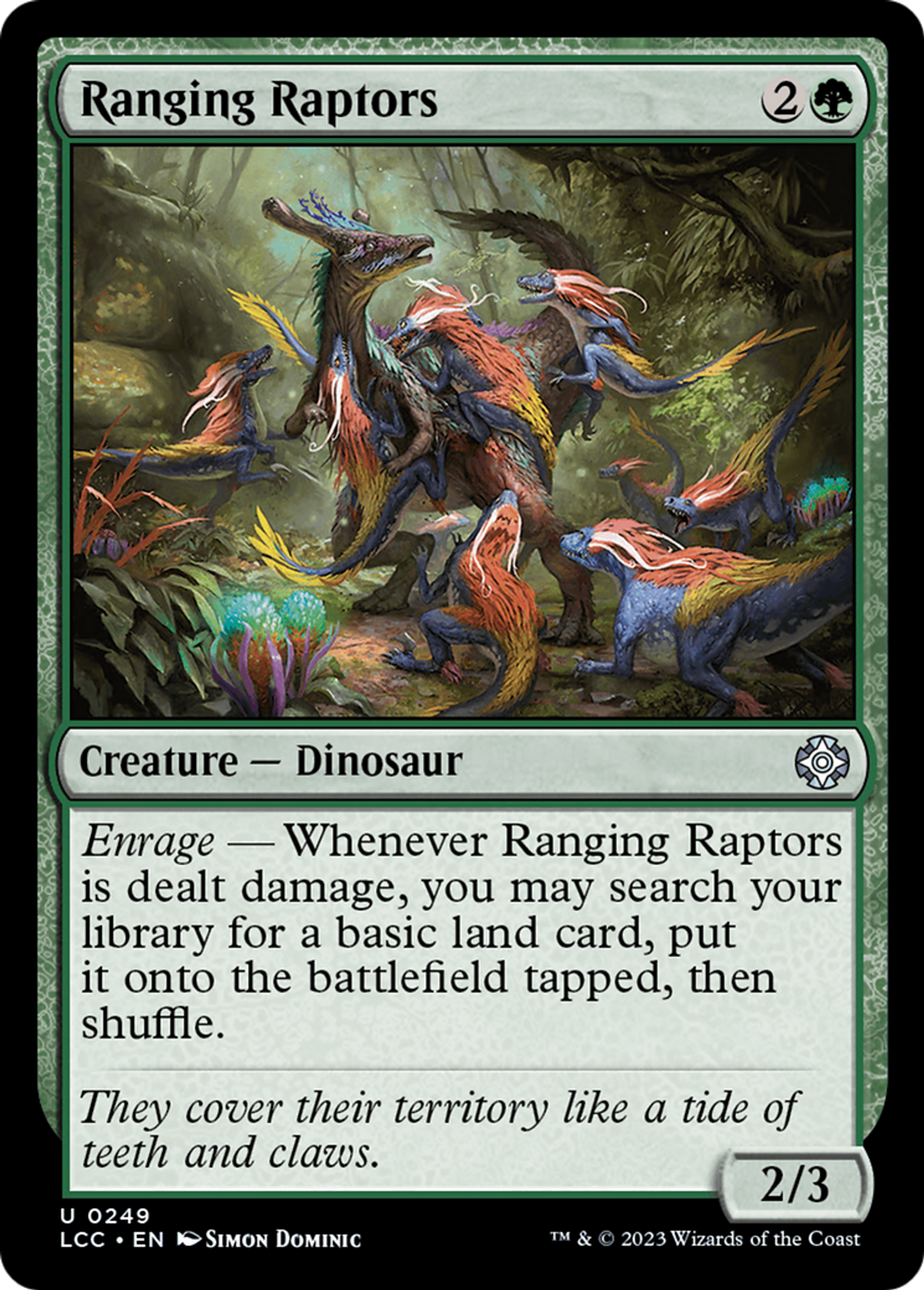 Ranging Raptors — The Lost Caverns of Ixalan Commander — Magic: The Gathering
