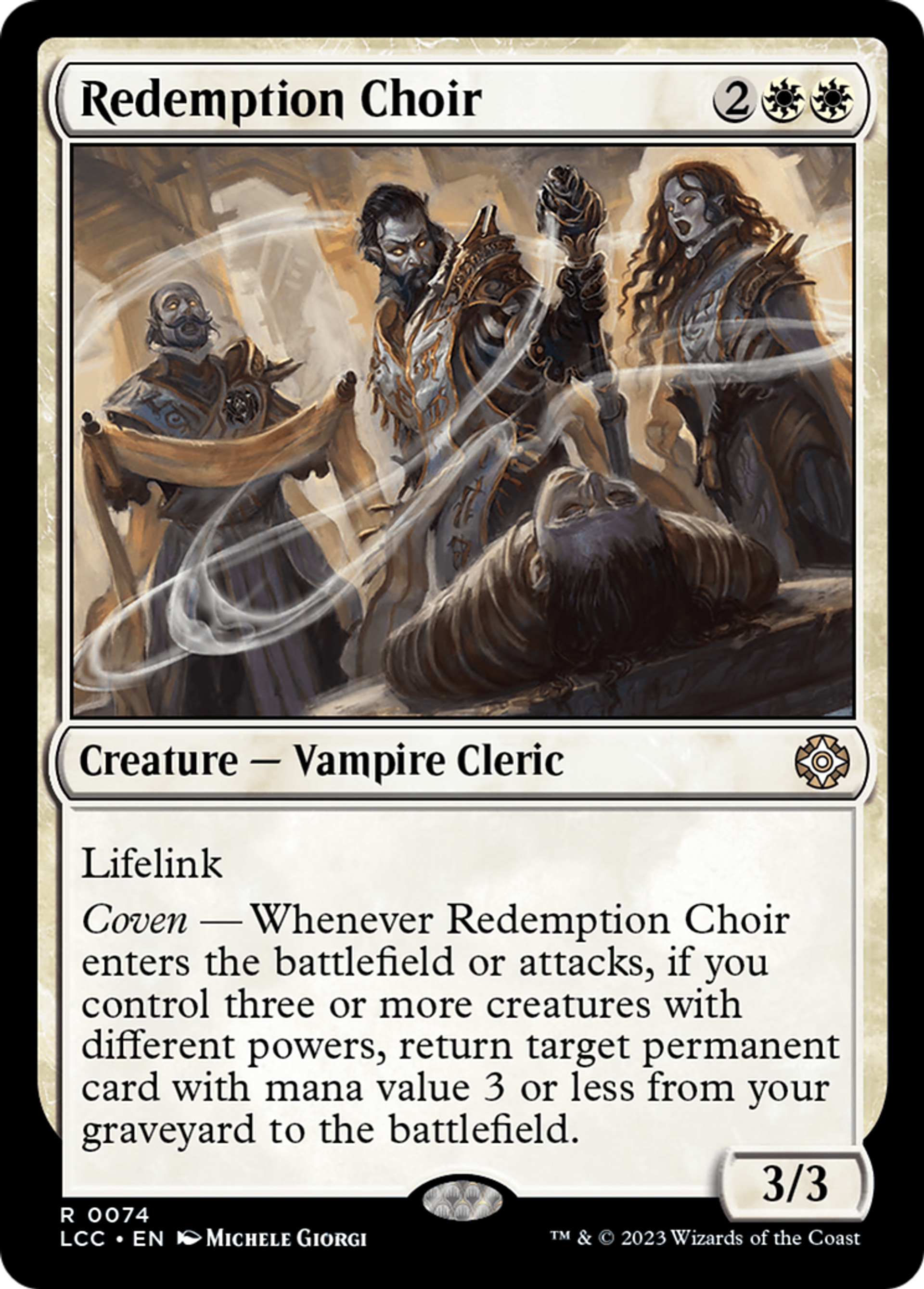 Redemption Choir — The Lost Caverns of Ixalan Commander — Magic: The Gathering