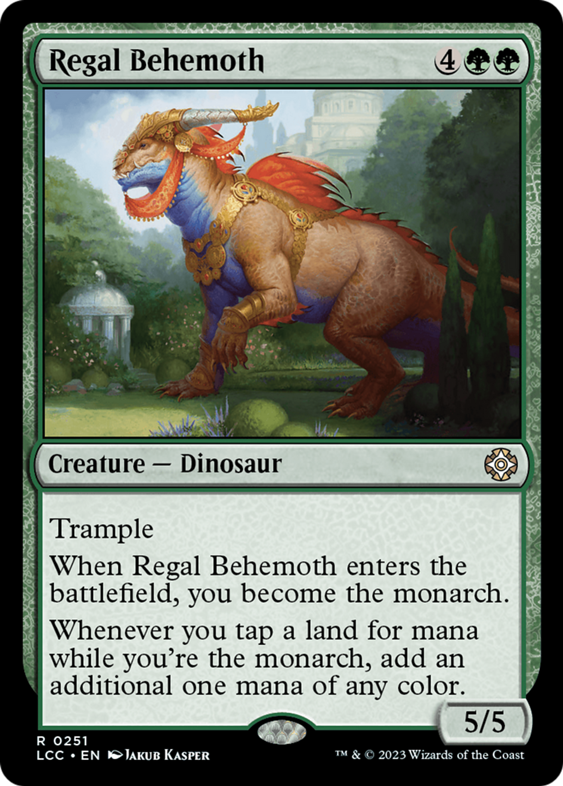 Regal Behemoth — The Lost Caverns of Ixalan Commander — Magic: The Gathering