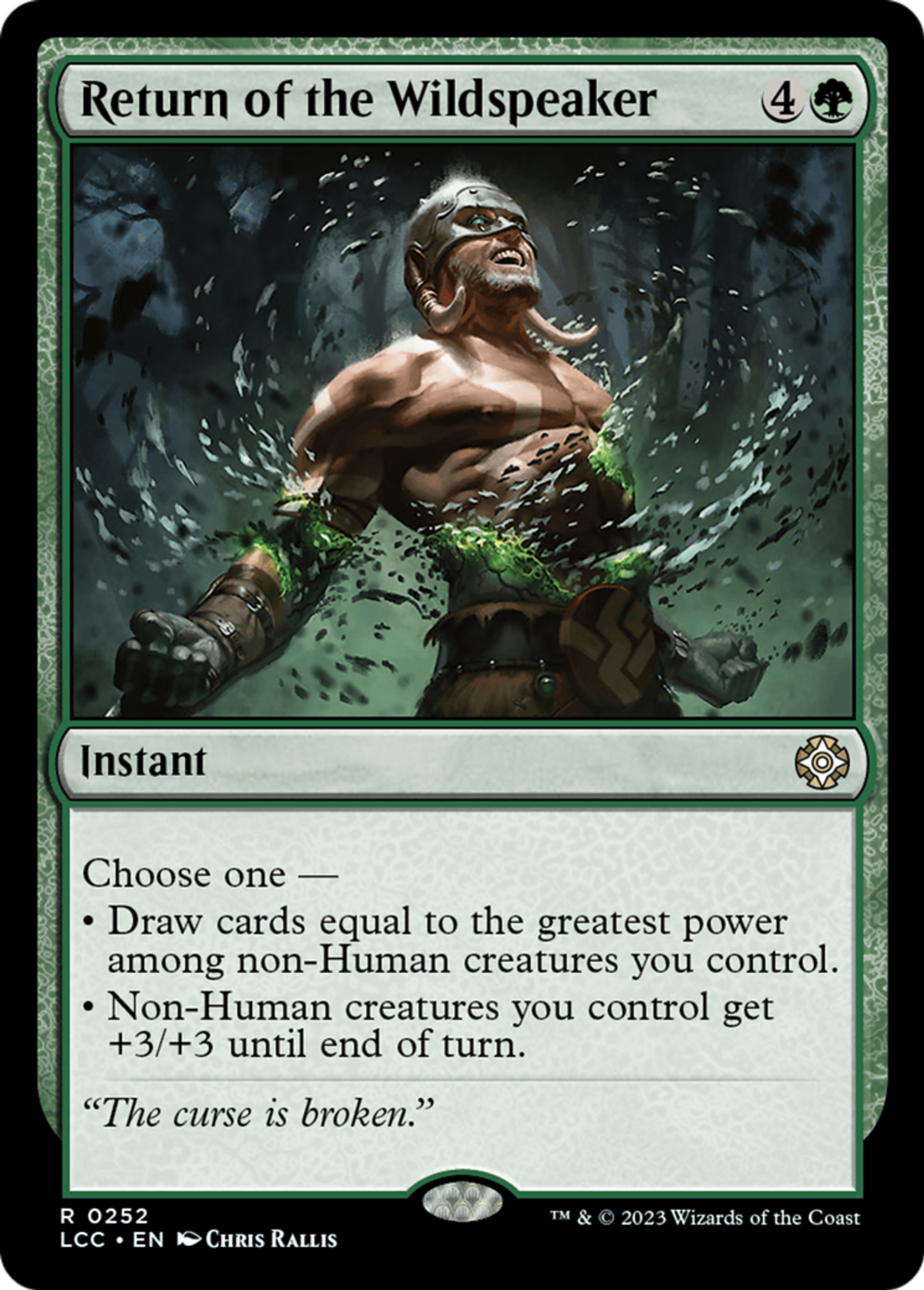Return of the Wildspeaker — The Lost Caverns of Ixalan Commander — Magic: The Gathering