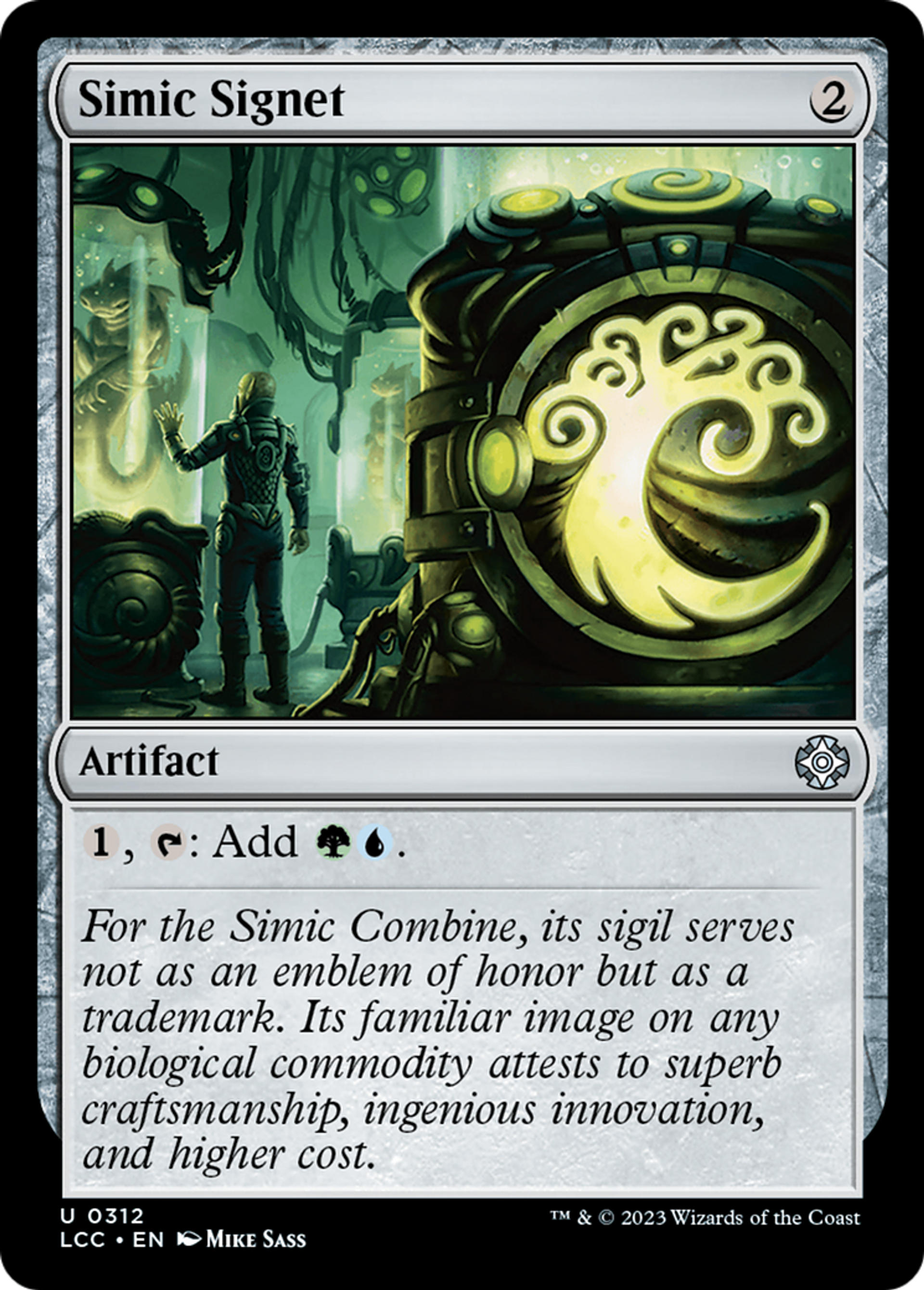 Simic Signet — The Lost Caverns of Ixalan Commander — Magic: The Gathering