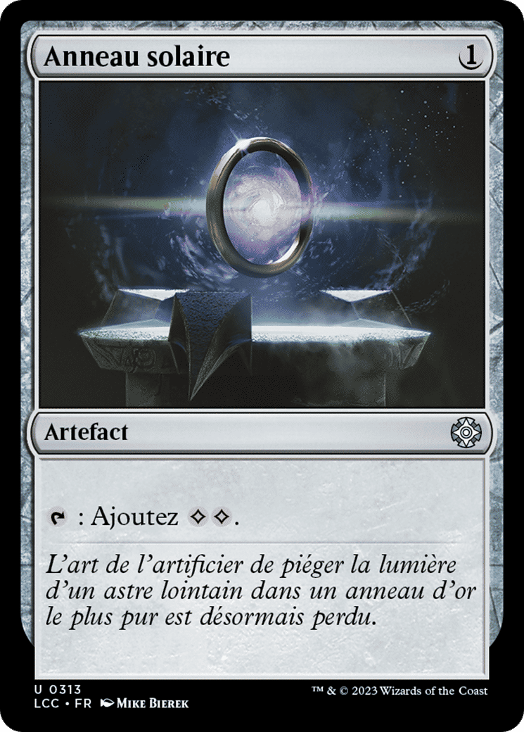 Anneau solaire — The Lost Caverns of Ixalan Commander — Magic: The Gathering