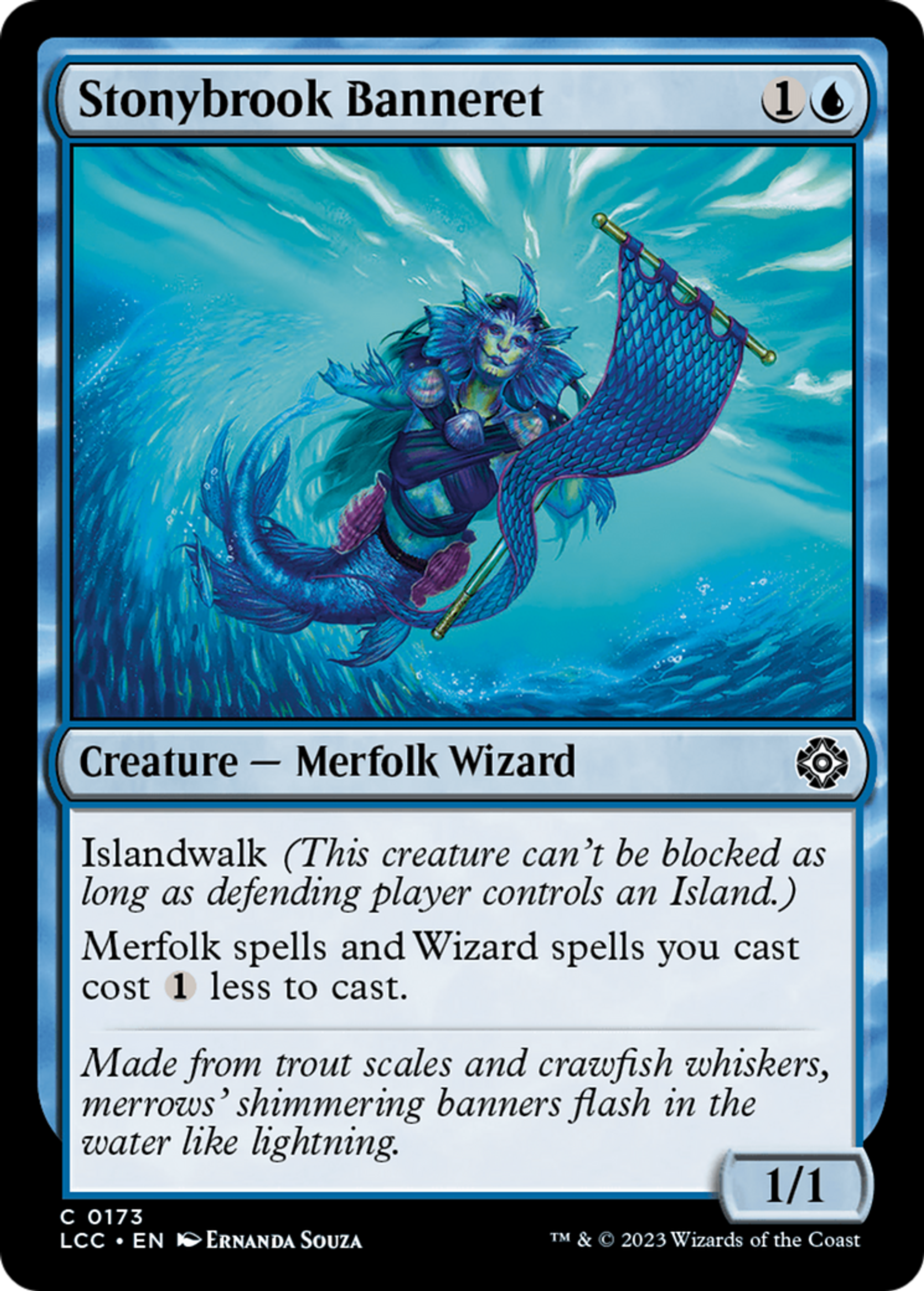 Bannerette de Pierreruisseau — The Lost Caverns of Ixalan Commander — Magic: The Gathering