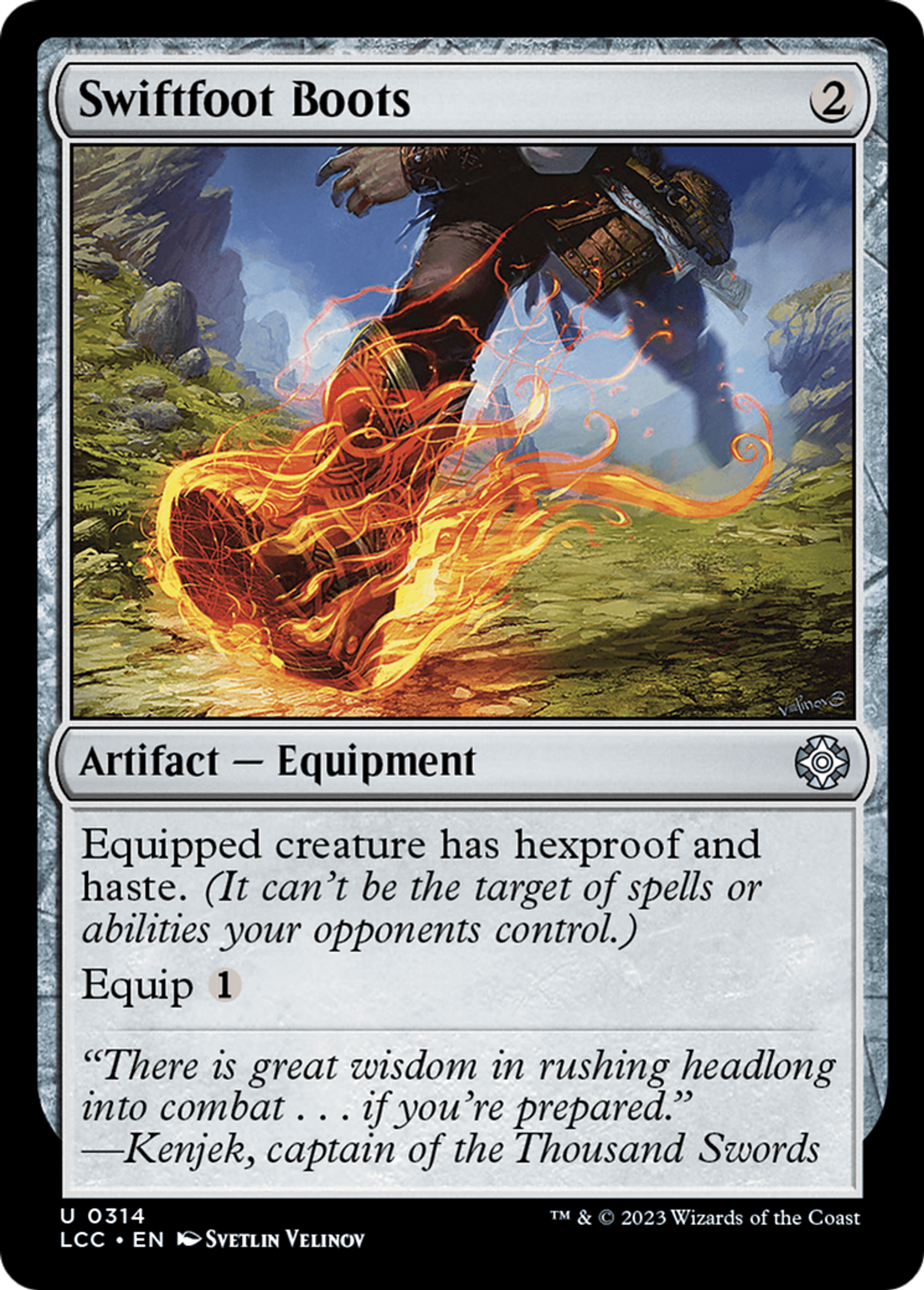 Swiftfoot Boots — The Lost Caverns of Ixalan Commander — Magic: The Gathering