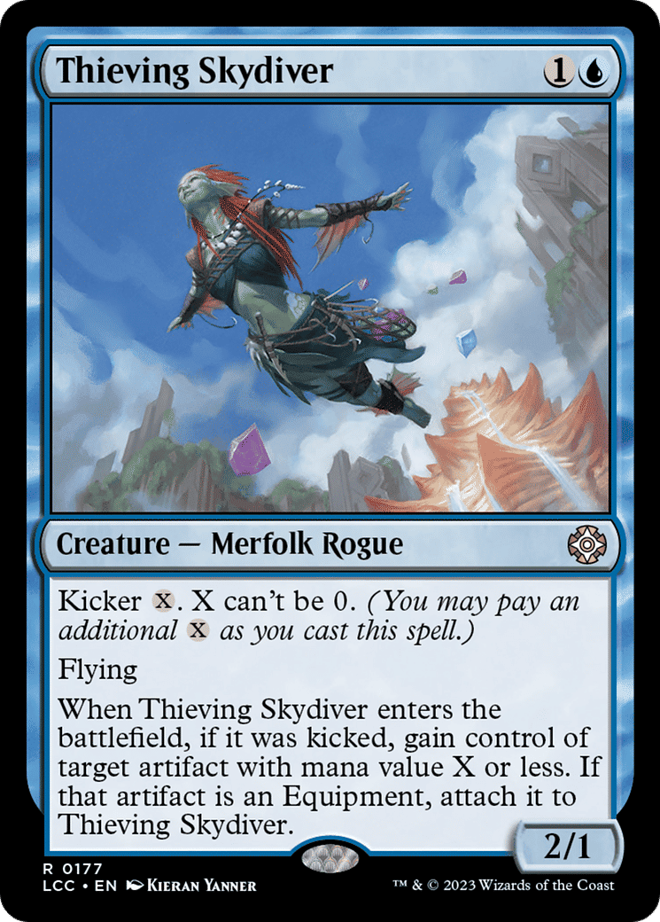 Thieving Skydiver from The Lost Caverns of Ixalan Commander - Magic: The Gathering
