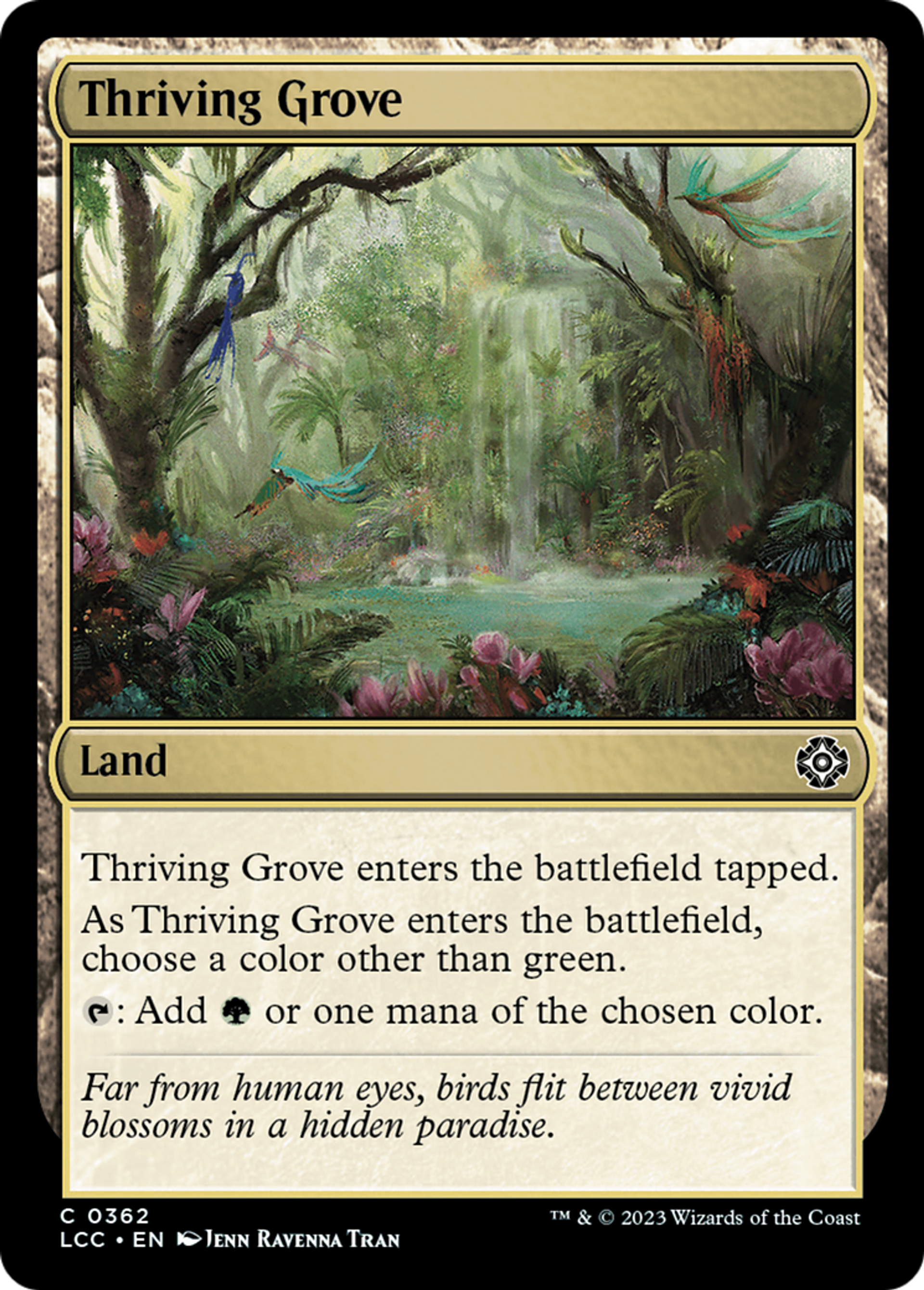 Thriving Grove — The Lost Caverns of Ixalan Commander — Magic: The Gathering