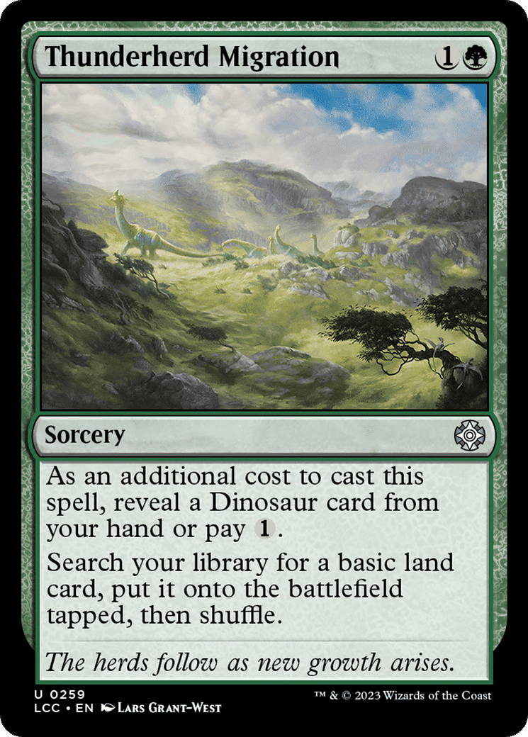 Thunderherd Migration — The Lost Caverns of Ixalan Commander — Magic: The Gathering