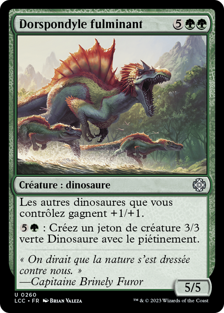 Dorspondyle fulminant — The Lost Caverns of Ixalan Commander — Magic: The Gathering