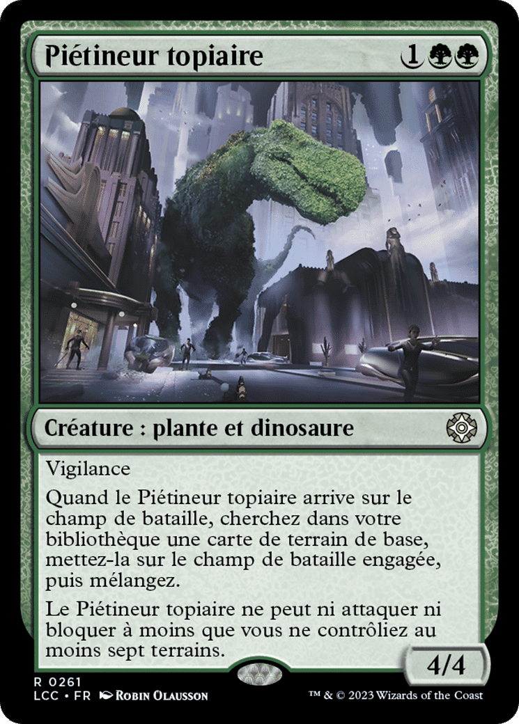 Piétineur topiaire — The Lost Caverns of Ixalan Commander — Magic: The Gathering