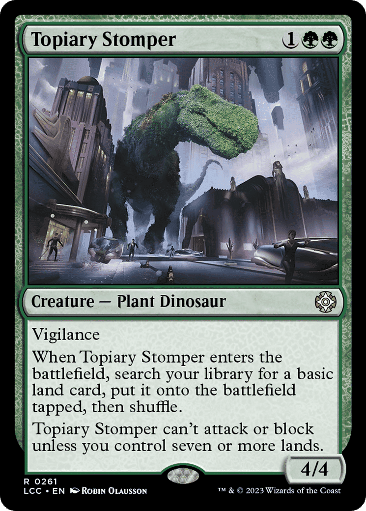 Topiary Stomper — The Lost Caverns of Ixalan Commander — Magic: The Gathering