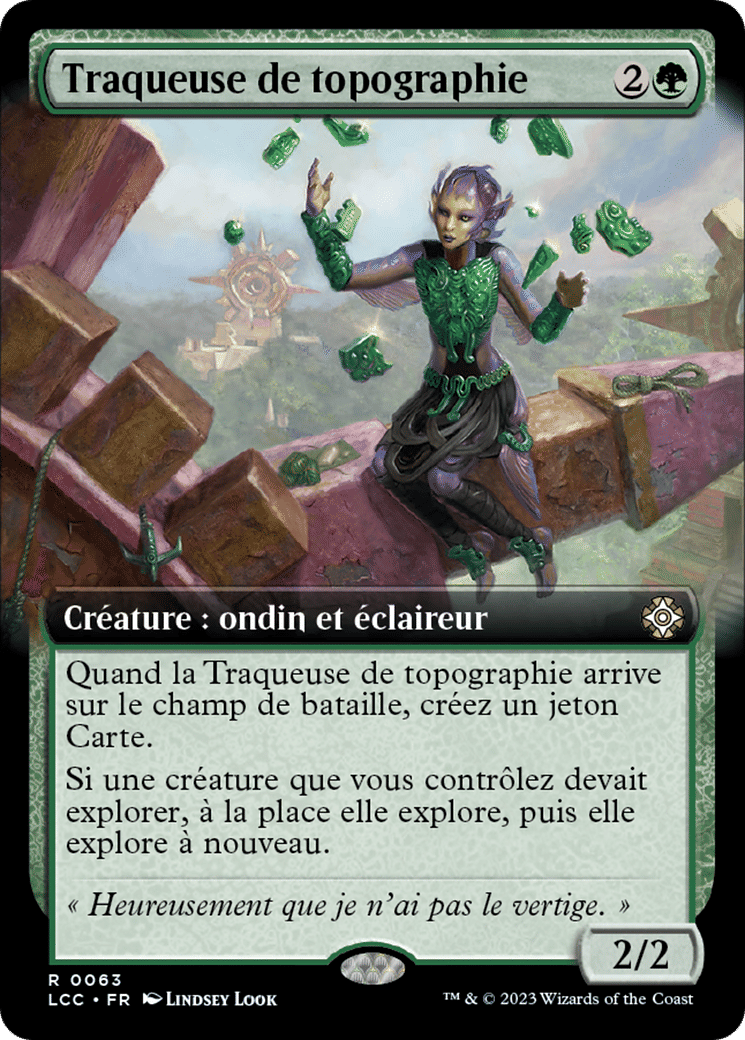 Traqueuse de topographie — The Lost Caverns of Ixalan Commander — Magic: The Gathering