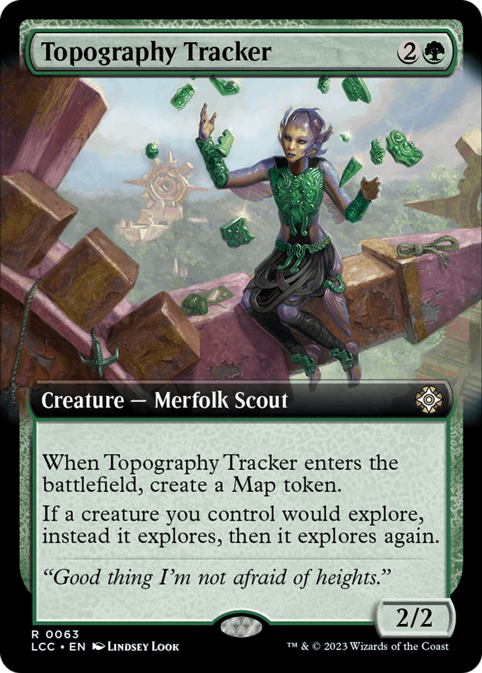 Traqueuse de topographie — The Lost Caverns of Ixalan Commander — Magic: The Gathering