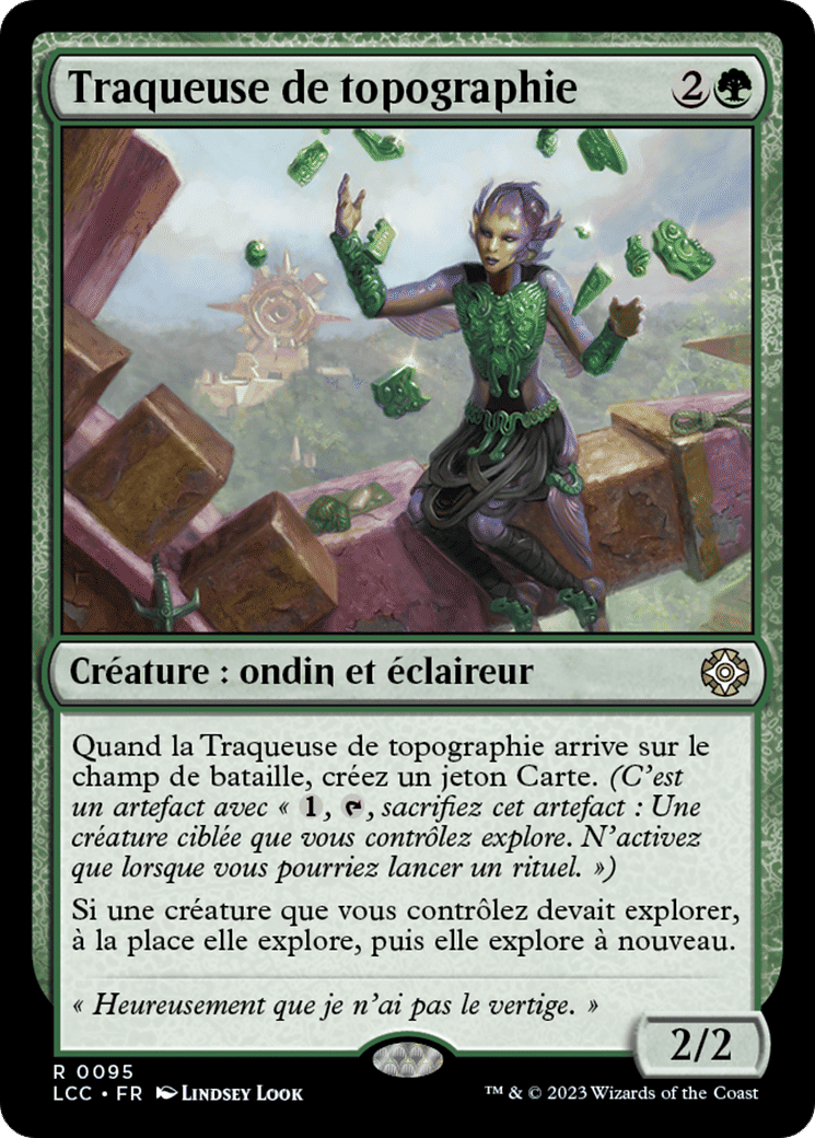 Traqueuse de topographie — The Lost Caverns of Ixalan Commander — Magic: The Gathering