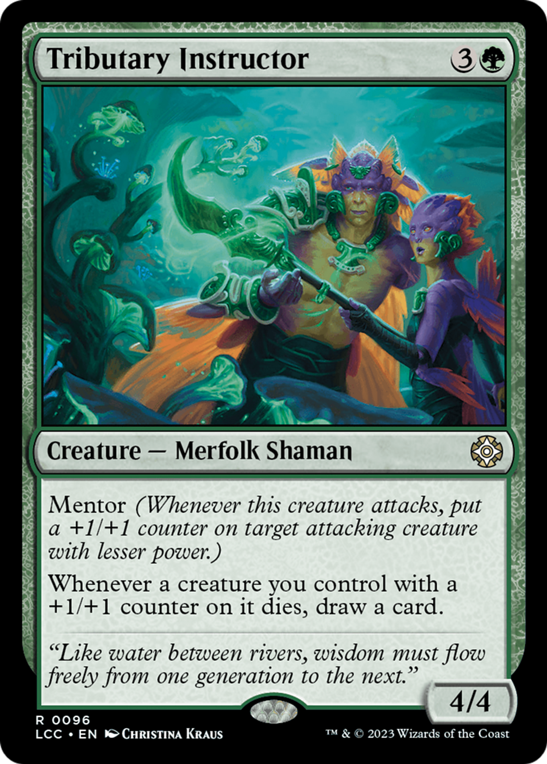 Tributary Instructor — The Lost Caverns of Ixalan Commander — Magic: The Gathering