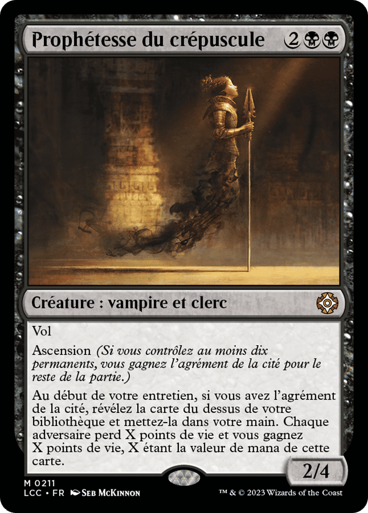 Prophétesse du crépuscule — The Lost Caverns of Ixalan Commander — Magic: The Gathering