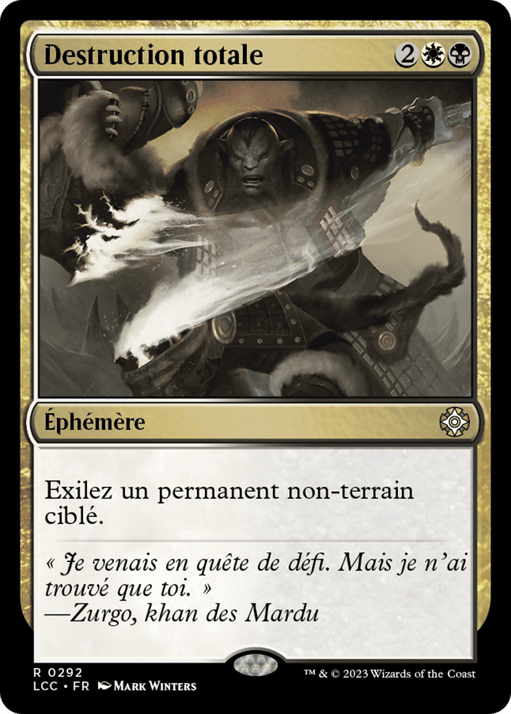 Destruction totale — The Lost Caverns of Ixalan Commander — Magic: The Gathering