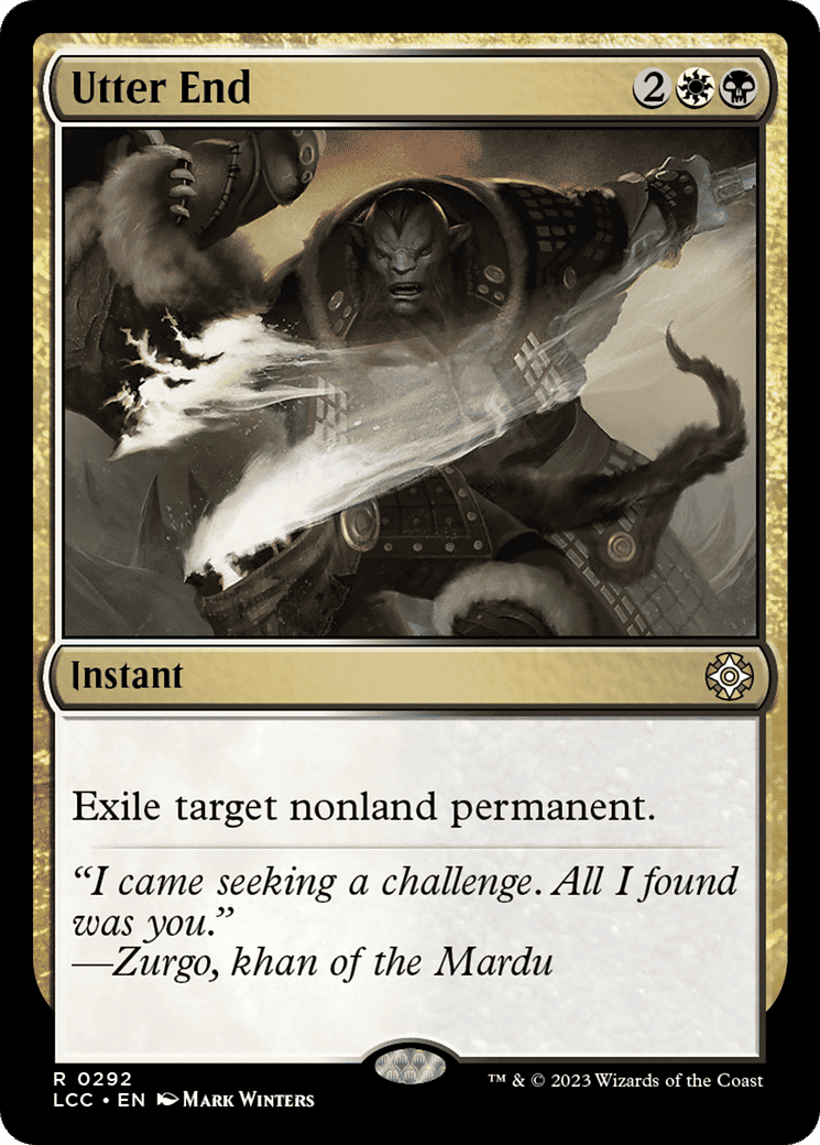 Utter End — The Lost Caverns of Ixalan Commander — Magic: The Gathering
