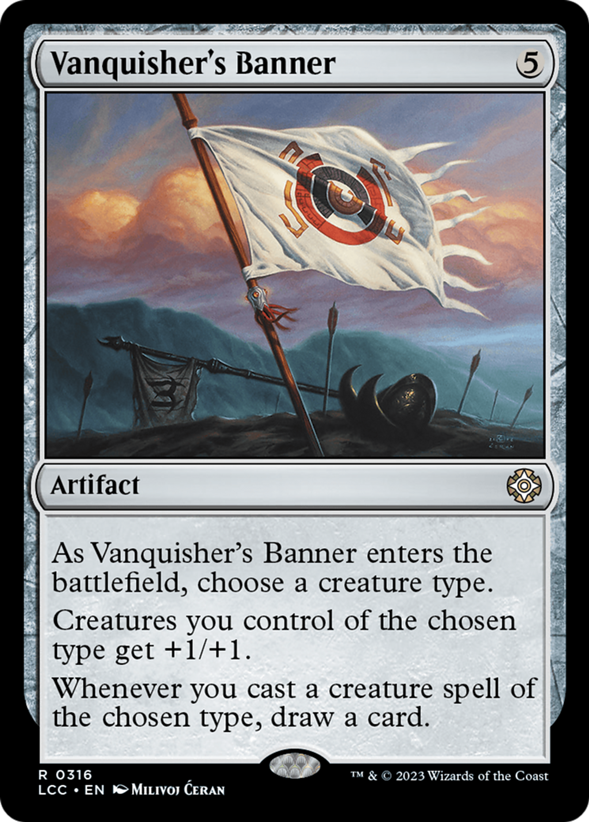 Vanquisher's Banner — The Lost Caverns of Ixalan Commander — Magic: The Gathering