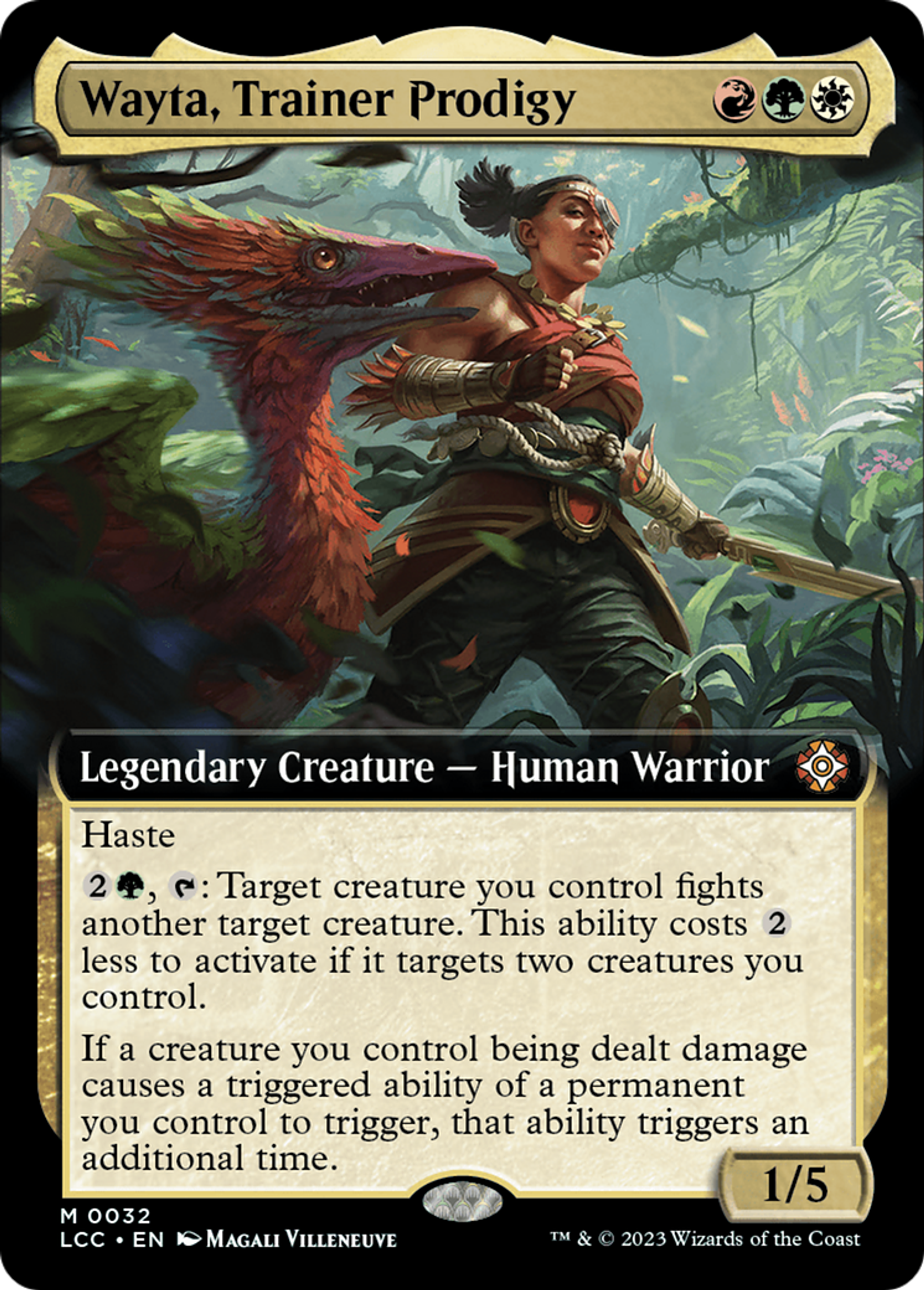 Wayta, Trainer Prodigy — The Lost Caverns of Ixalan Commander — Magic: The Gathering