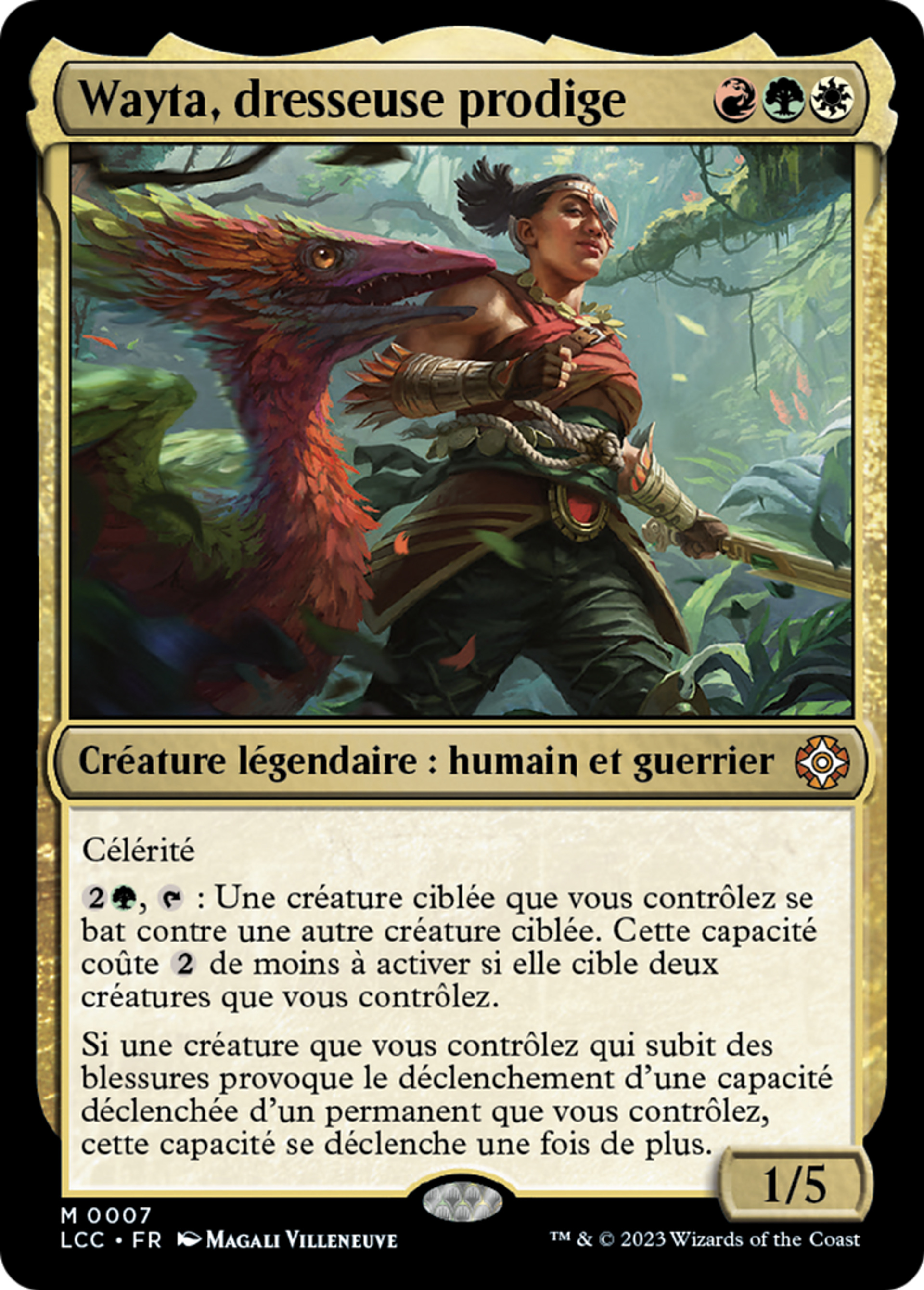 Wayta, dresseuse prodige — The Lost Caverns of Ixalan Commander — Magic: The Gathering