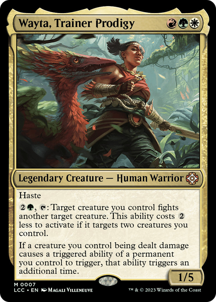 Wayta, Trainer Prodigy — The Lost Caverns of Ixalan Commander — Magic: The Gathering