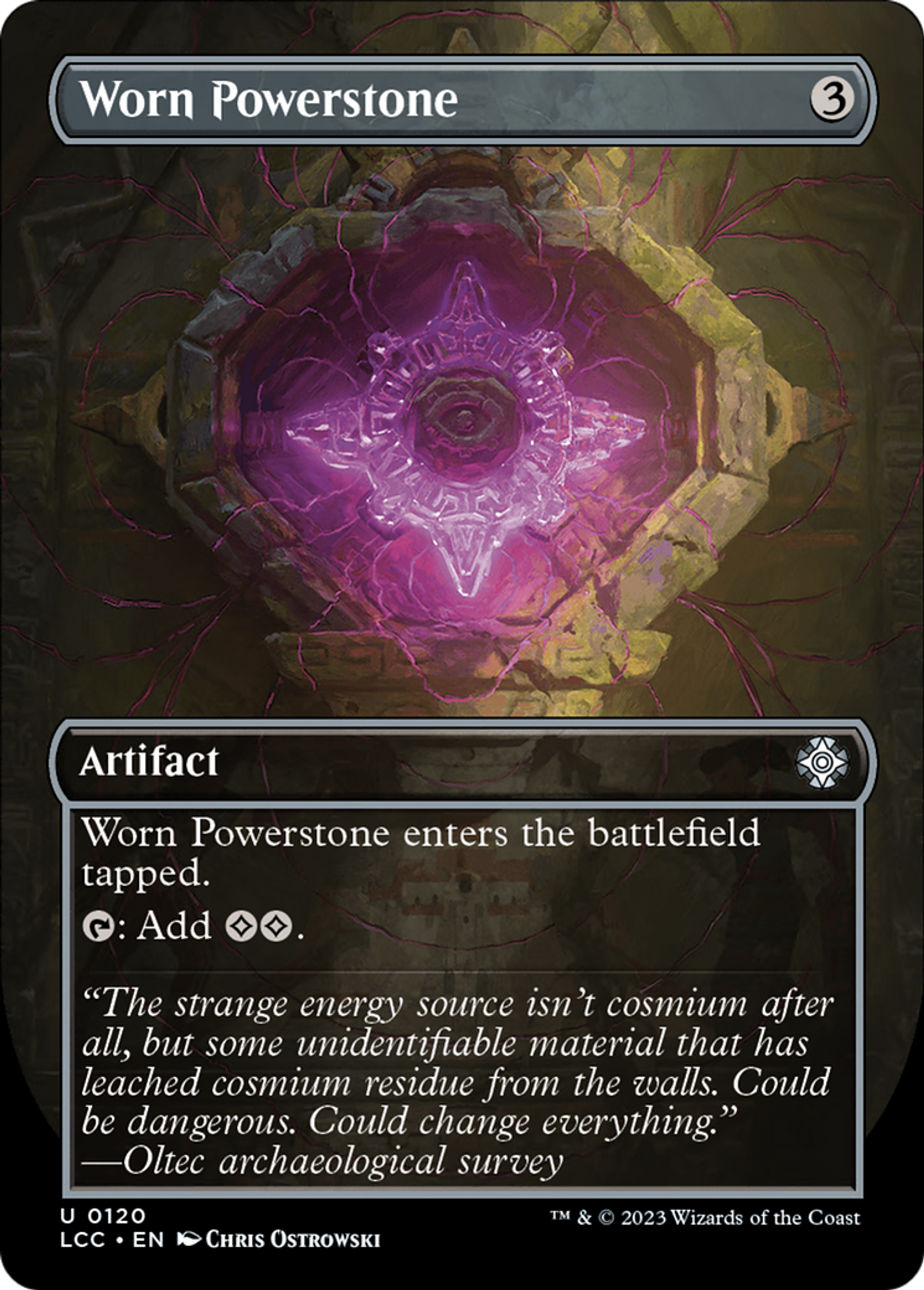 Lithoforce usée — The Lost Caverns of Ixalan Commander — Magic: The Gathering