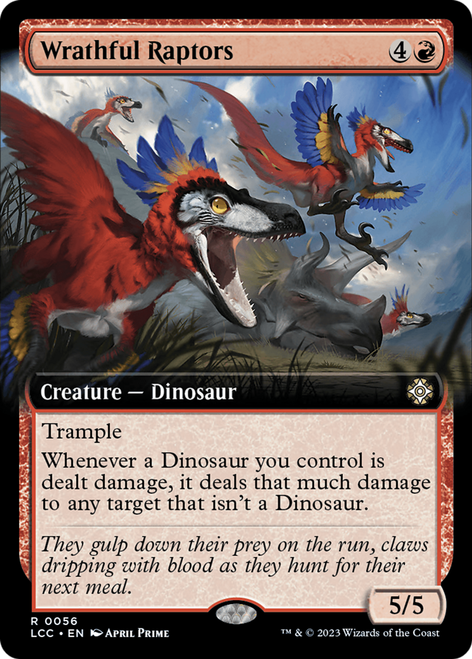 Wrathful Raptors — The Lost Caverns of Ixalan Commander — Magic: The Gathering