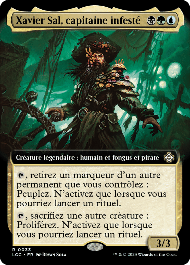 Xavier Sal, capitaine infesté — The Lost Caverns of Ixalan Commander — Magic: The Gathering