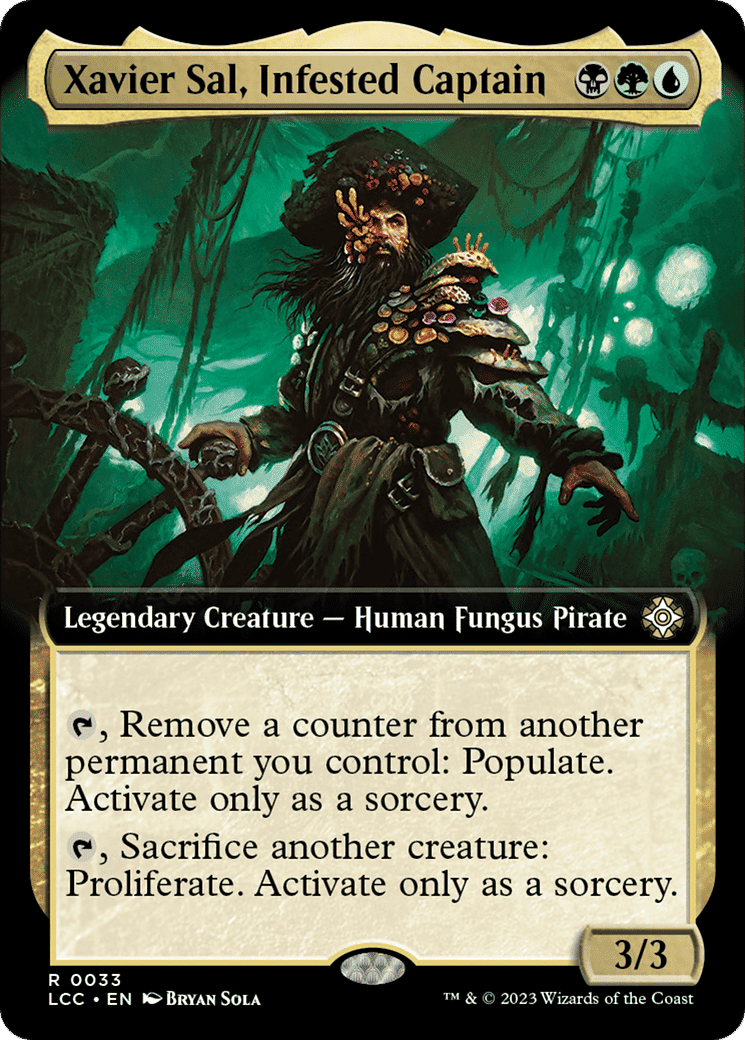 Xavier Sal, Infested Captain — The Lost Caverns of Ixalan Commander — Magic: The Gathering