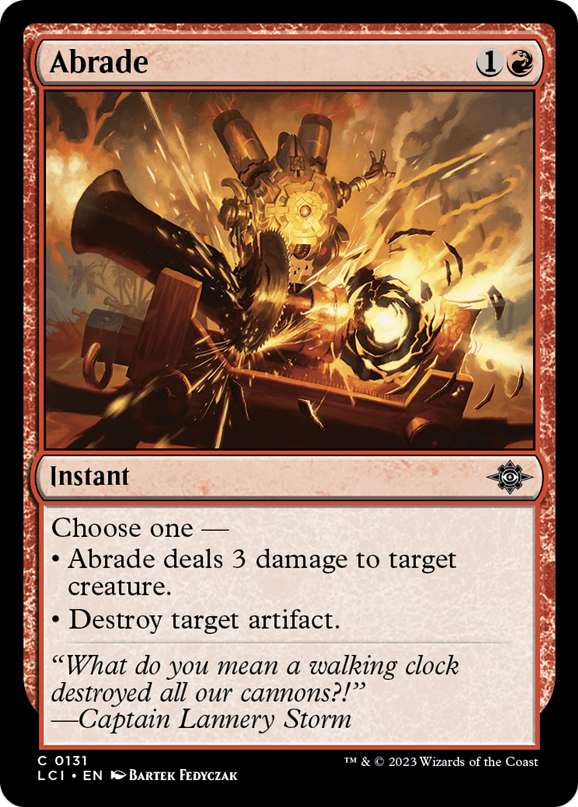 Abrade — The Lost Caverns of Ixalan — Magic: The Gathering