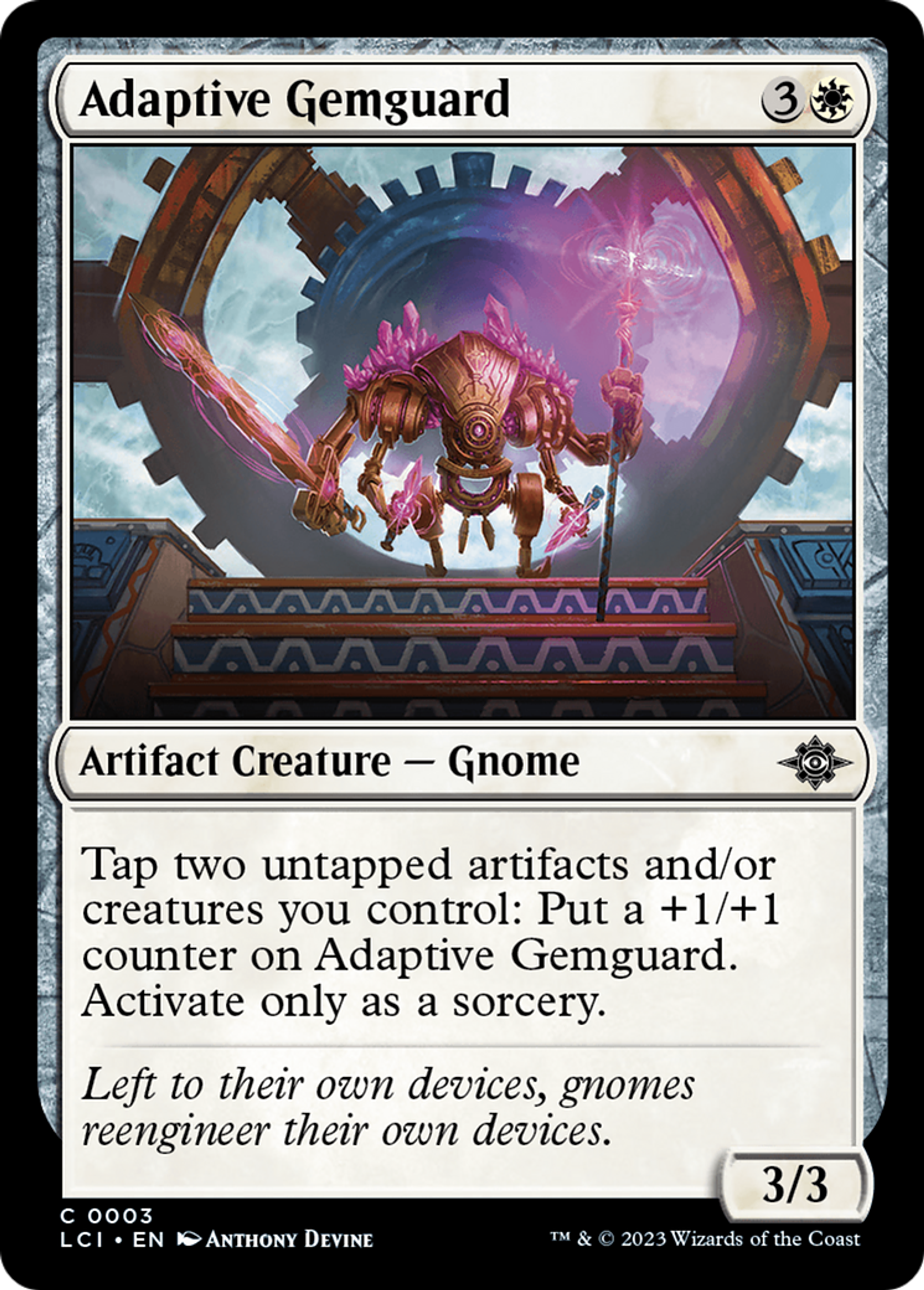 Adaptive Gemguard — The Lost Caverns of Ixalan — Magic: The Gathering