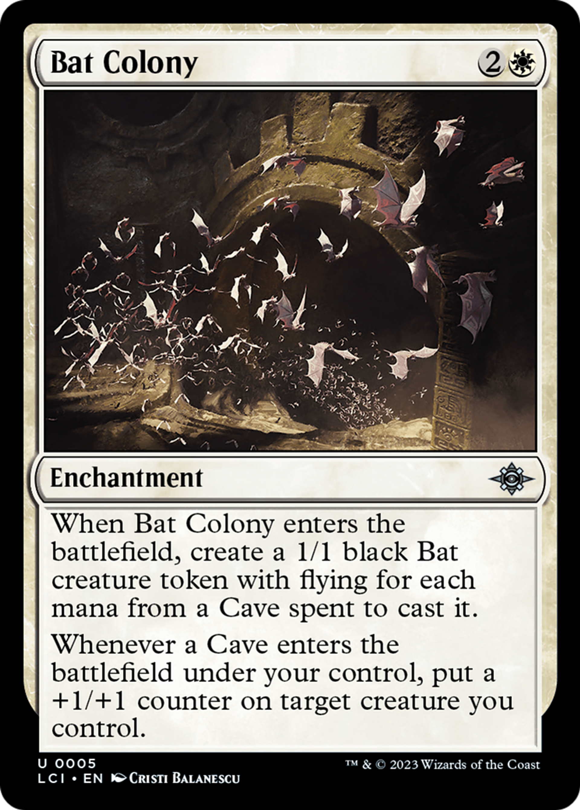 Colonie de chauves-souris — The Lost Caverns of Ixalan — Magic: The Gathering