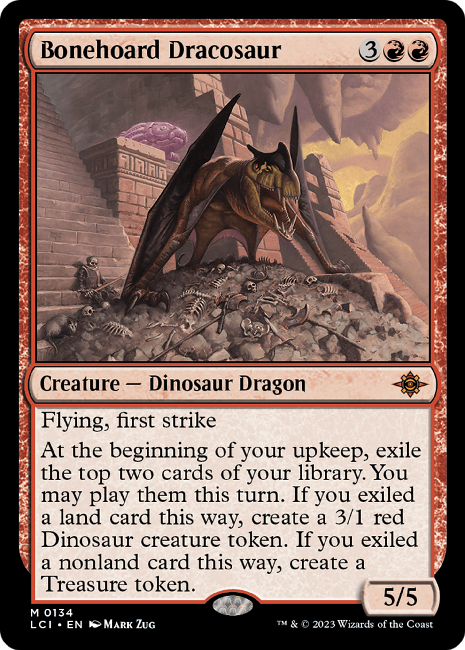 Dracosaure entasseur d'os — The Lost Caverns of Ixalan — Magic: The Gathering