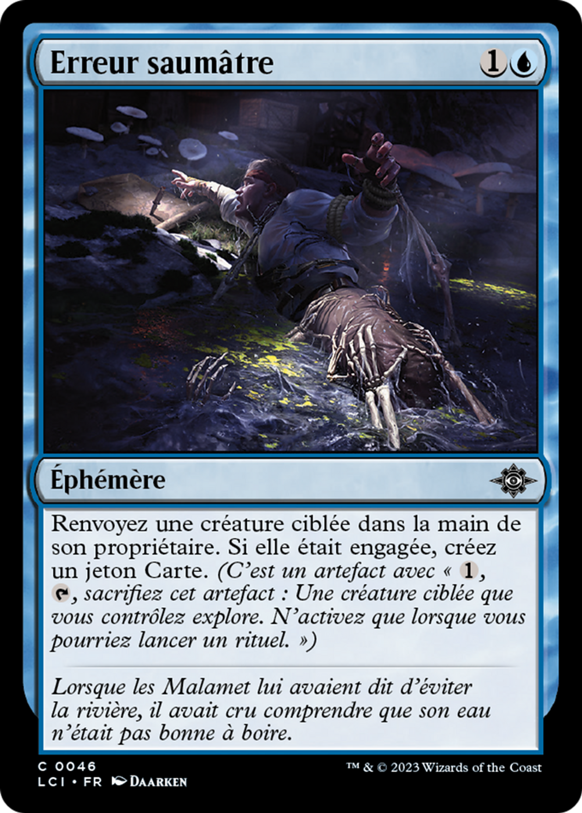 Erreur saumâtre — The Lost Caverns of Ixalan — Magic: The Gathering
