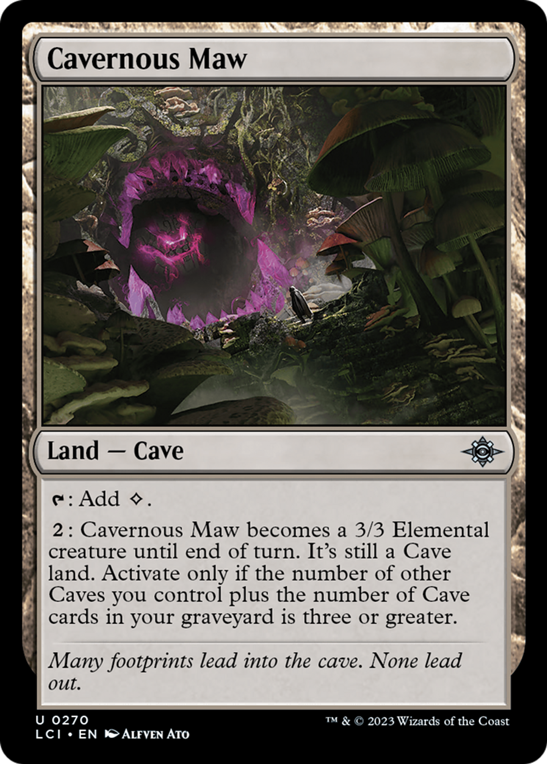 Cavernous Maw — The Lost Caverns of Ixalan — Magic: The Gathering