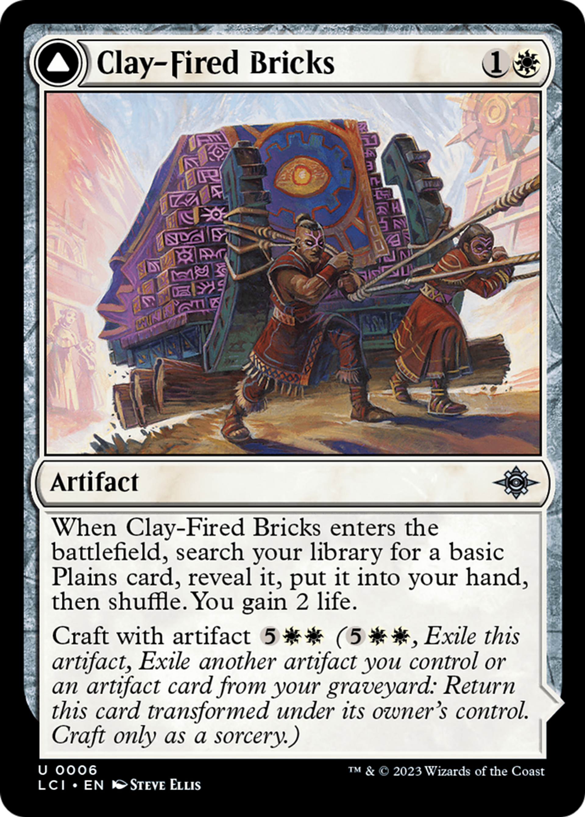 Clay-Fired Bricks // Cosmium Kiln — The Lost Caverns of Ixalan — Magic: The Gathering