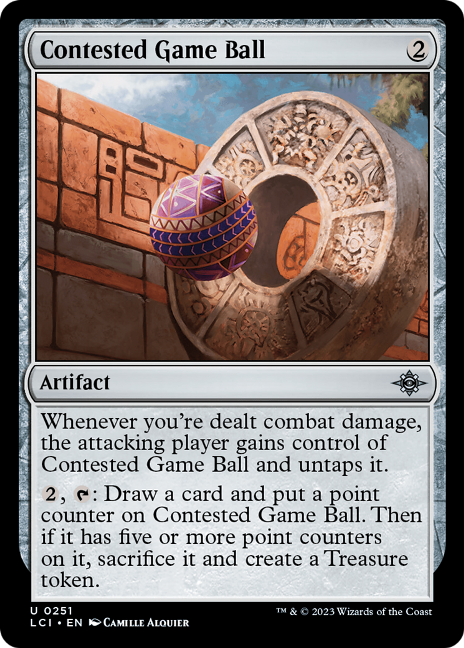 Contested Game Ball — The Lost Caverns of Ixalan — Magic: The Gathering